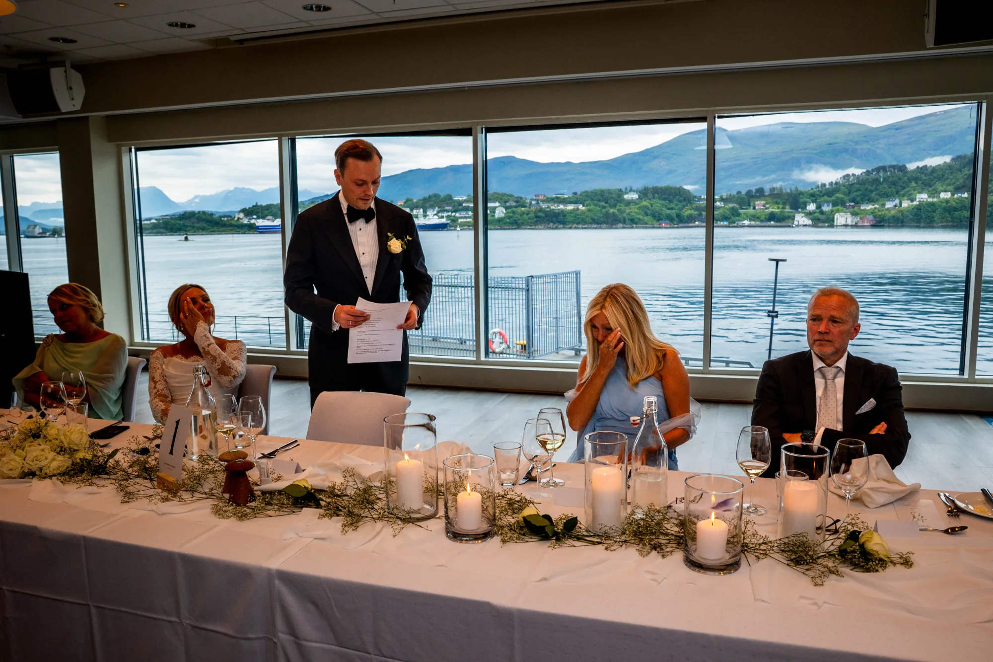 Bryllupsbilde fra Benedicte & Alexander 2026, fotografert av Marte Bjørgum