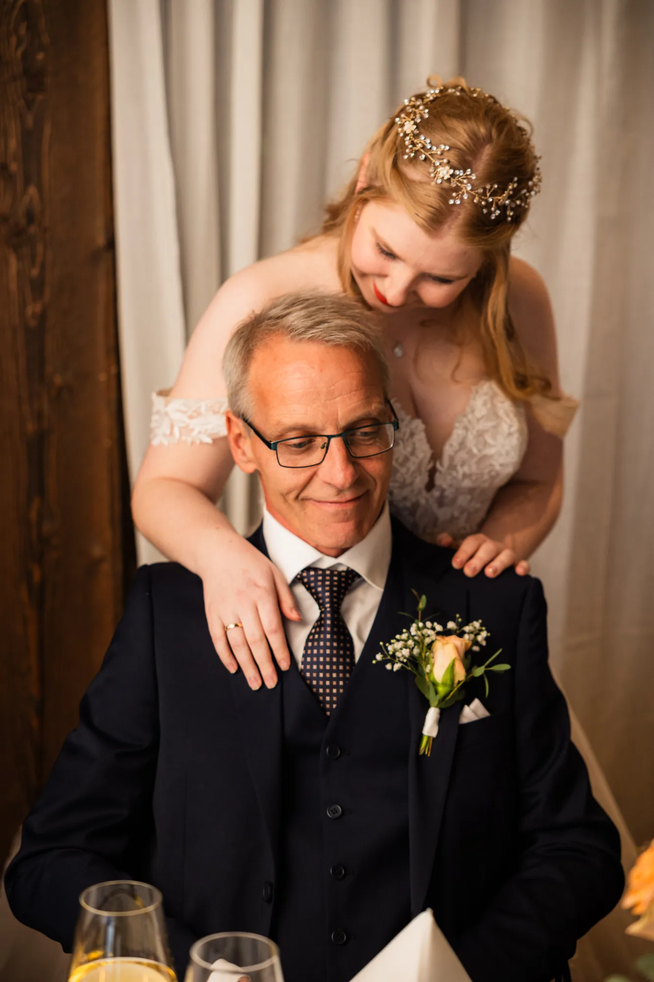 Bryllupsbilde fra Ranveig & Fredrik, fotografert av Marte Bjørgum