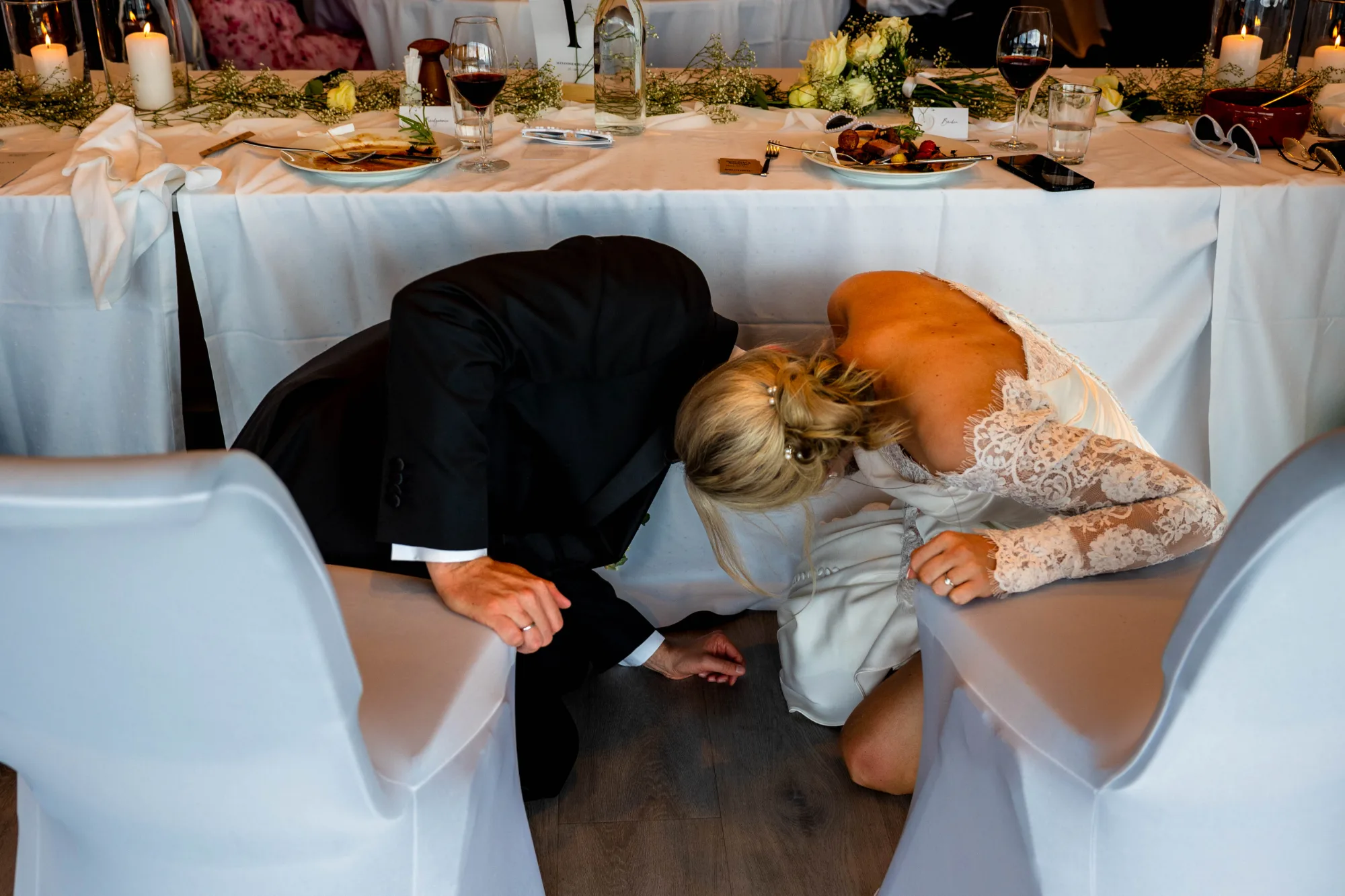 Bryllupsbilde fra Benedicte & Alexander 2026, fotografert av Marte Bjørgum