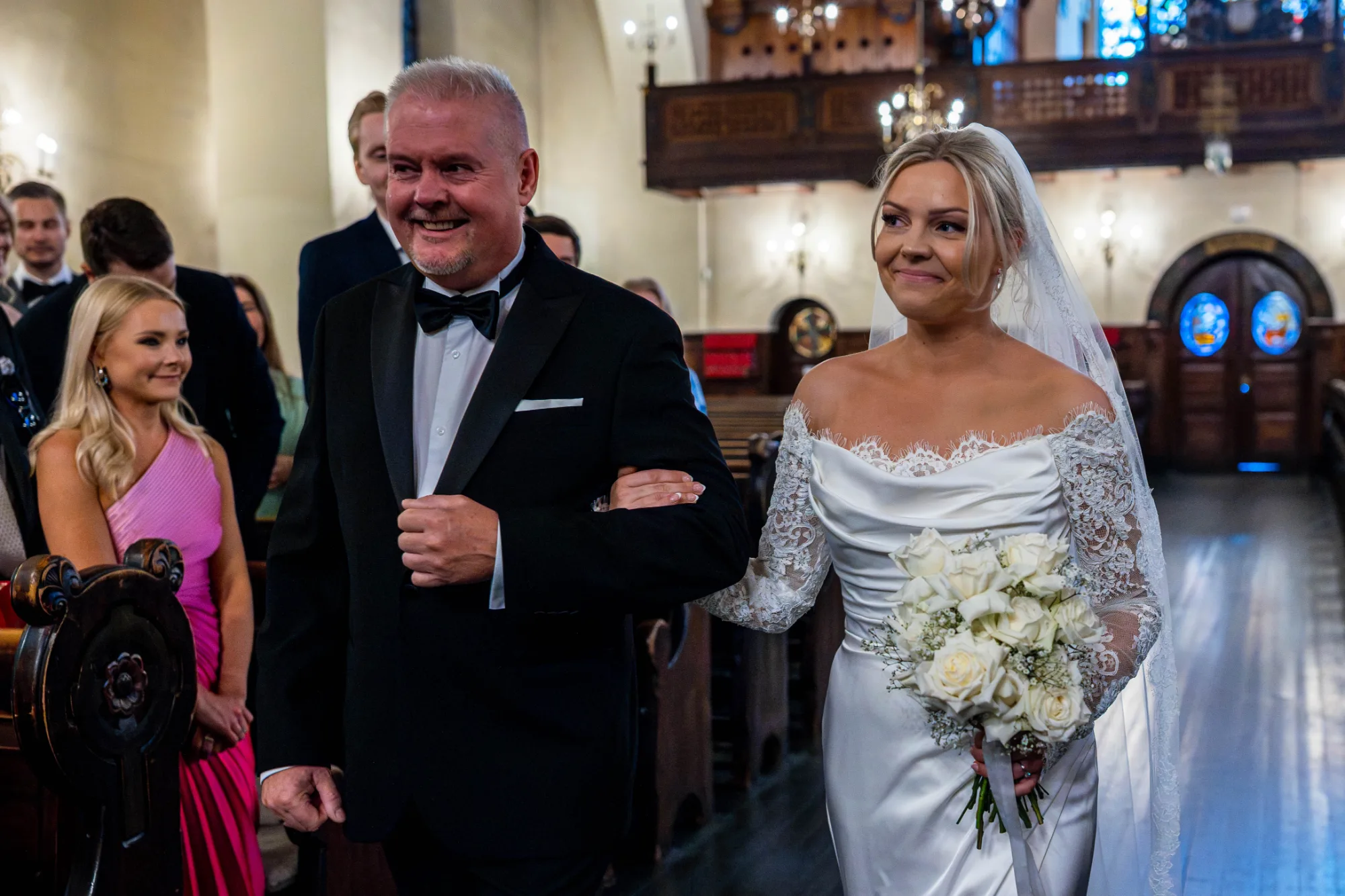 Bryllupsbilde fra Benedicte & Alexander 2026, fotografert av Marte Bjørgum