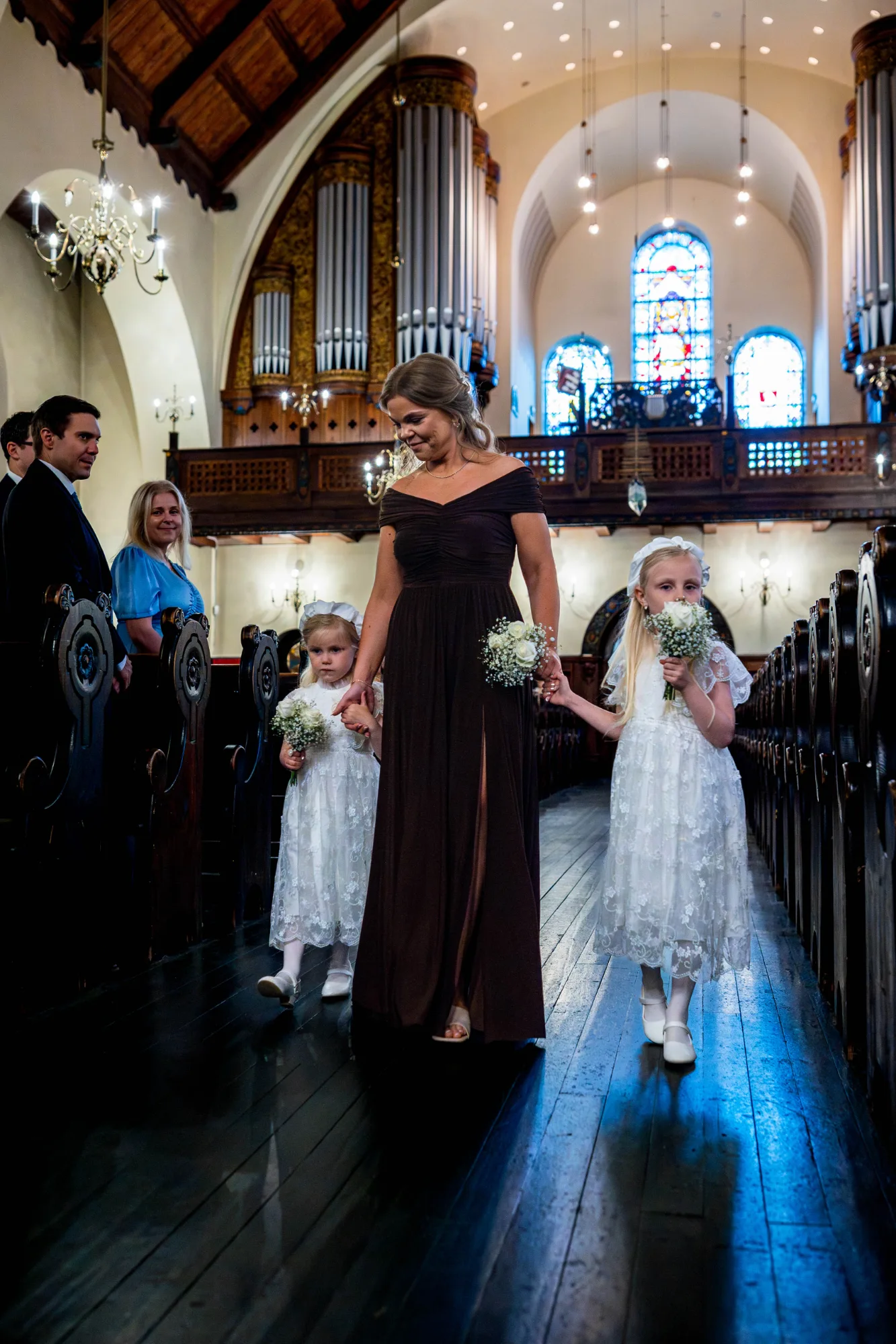 Bryllupsbilde fra Benedicte & Alexander 2026, fotografert av Marte Bjørgum