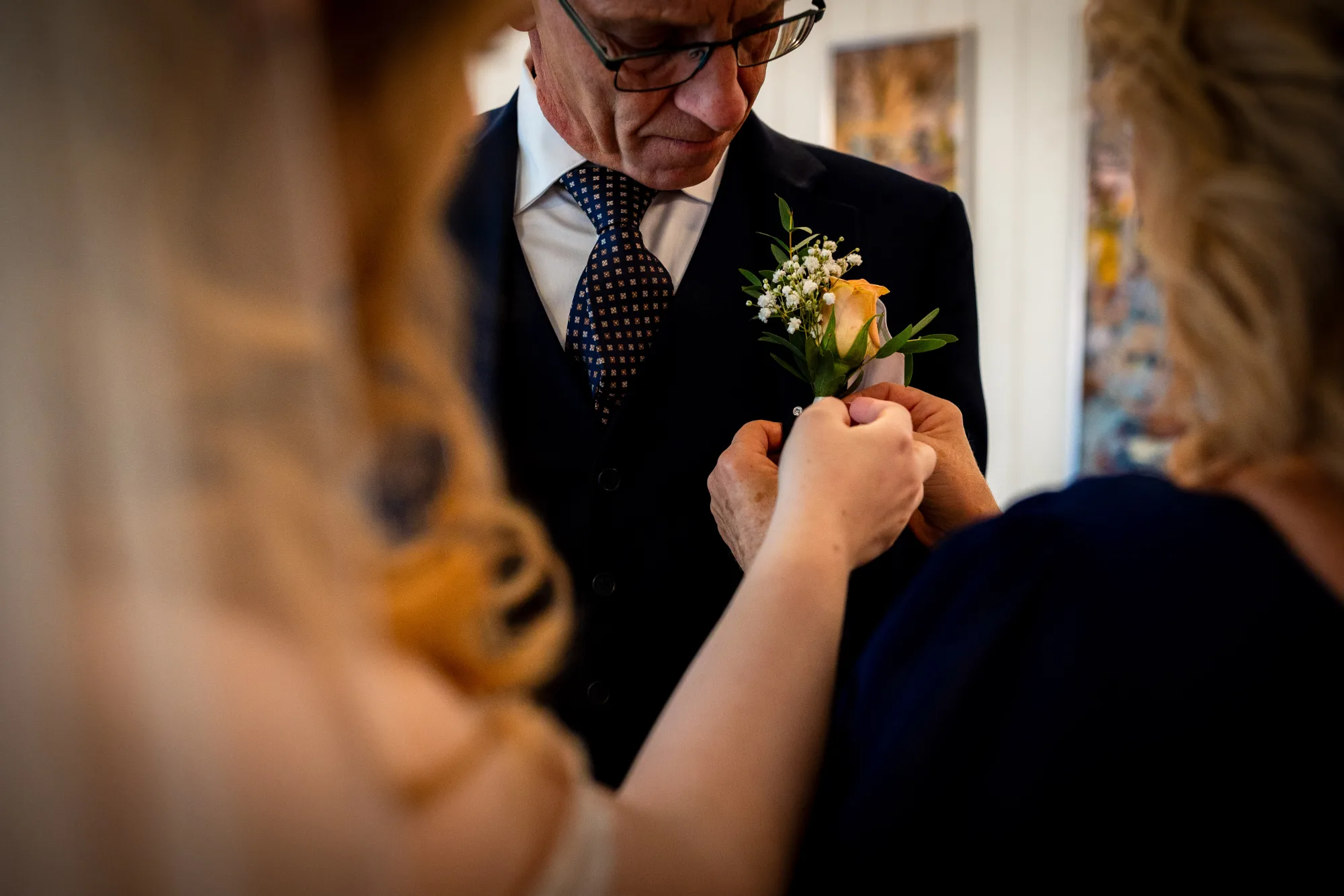 Bryllupsbilde fra Ranveig & Fredrik, fotografert av Marte Bjørgum
