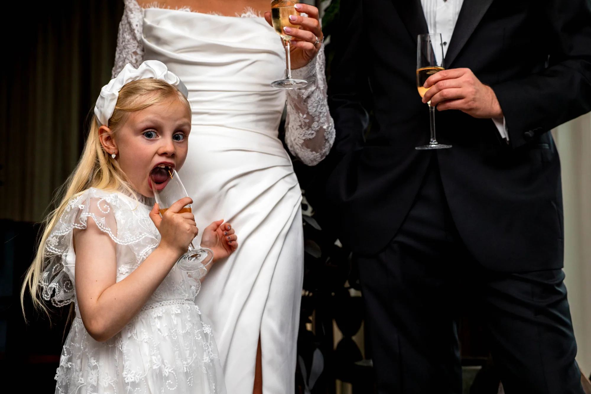 Bryllupsbilde fra Benedicte & Alexander 2026, fotografert av Marte Bjørgum