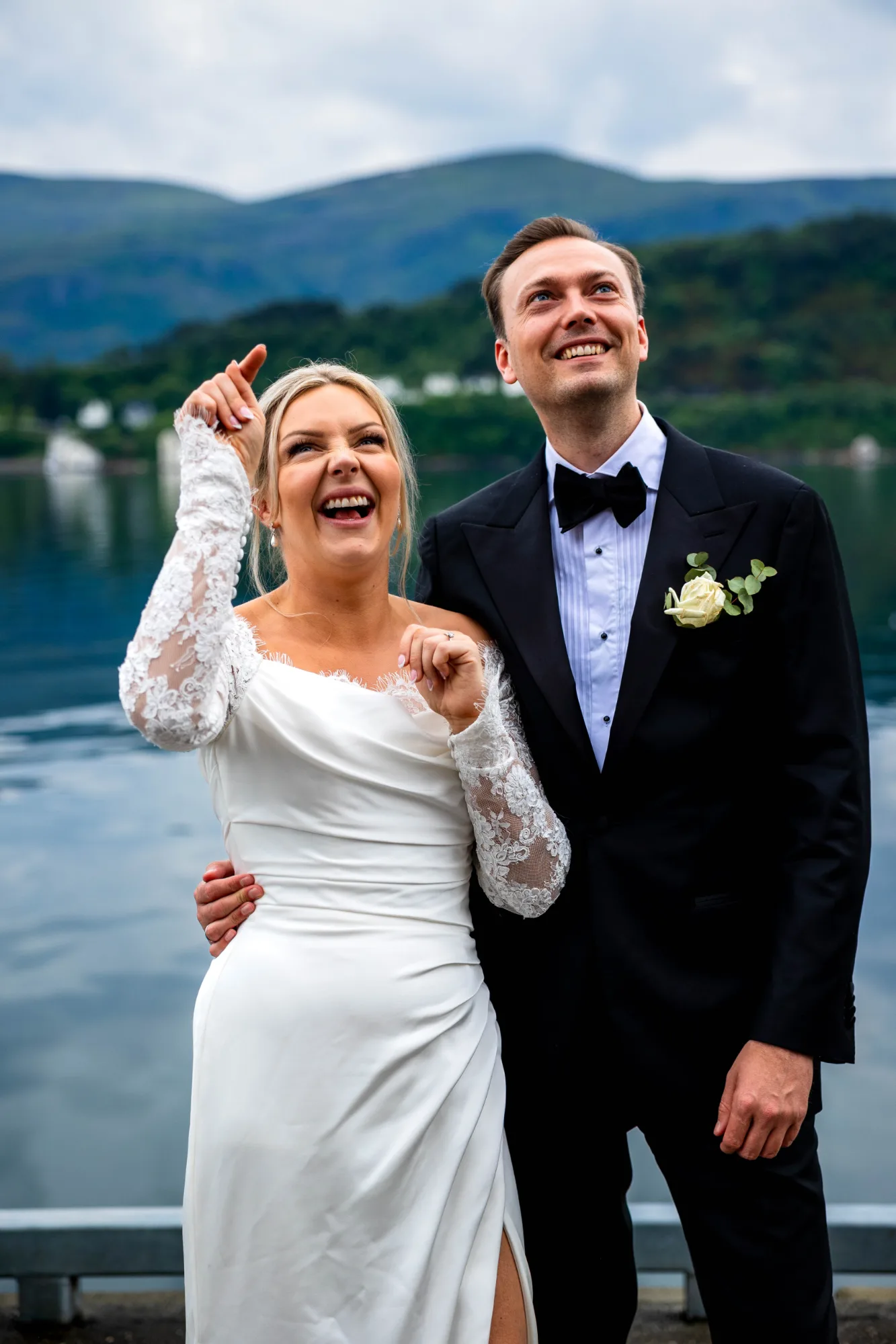 Bryllupsbilde fra Benedicte & Alexander 2026, fotografert av Marte Bjørgum