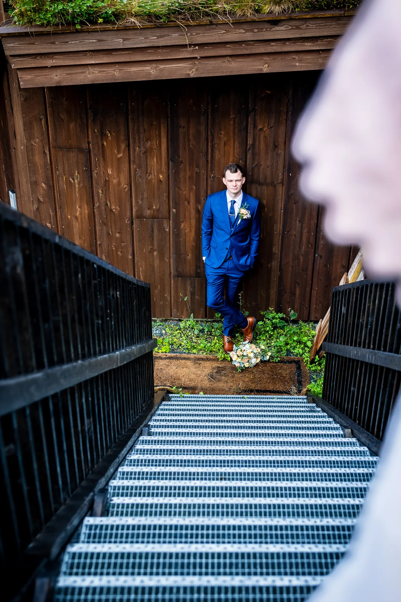 Bryllupsbilde fra Ranveig & Fredrik, fotografert av Marte Bjørgum