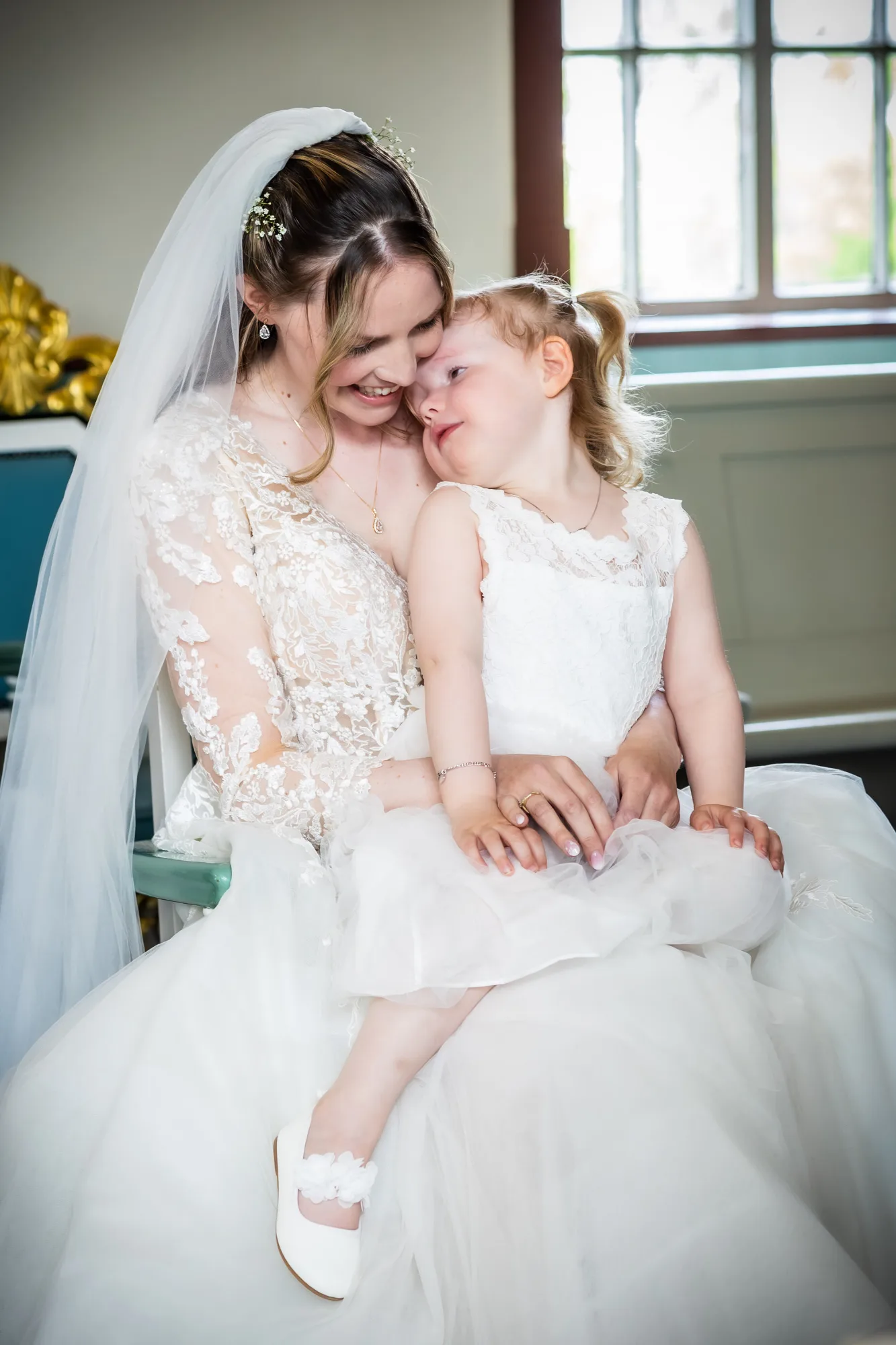 Bryllupsbilde fra Hanne & Espen, fotografert av Marte Bjørgum