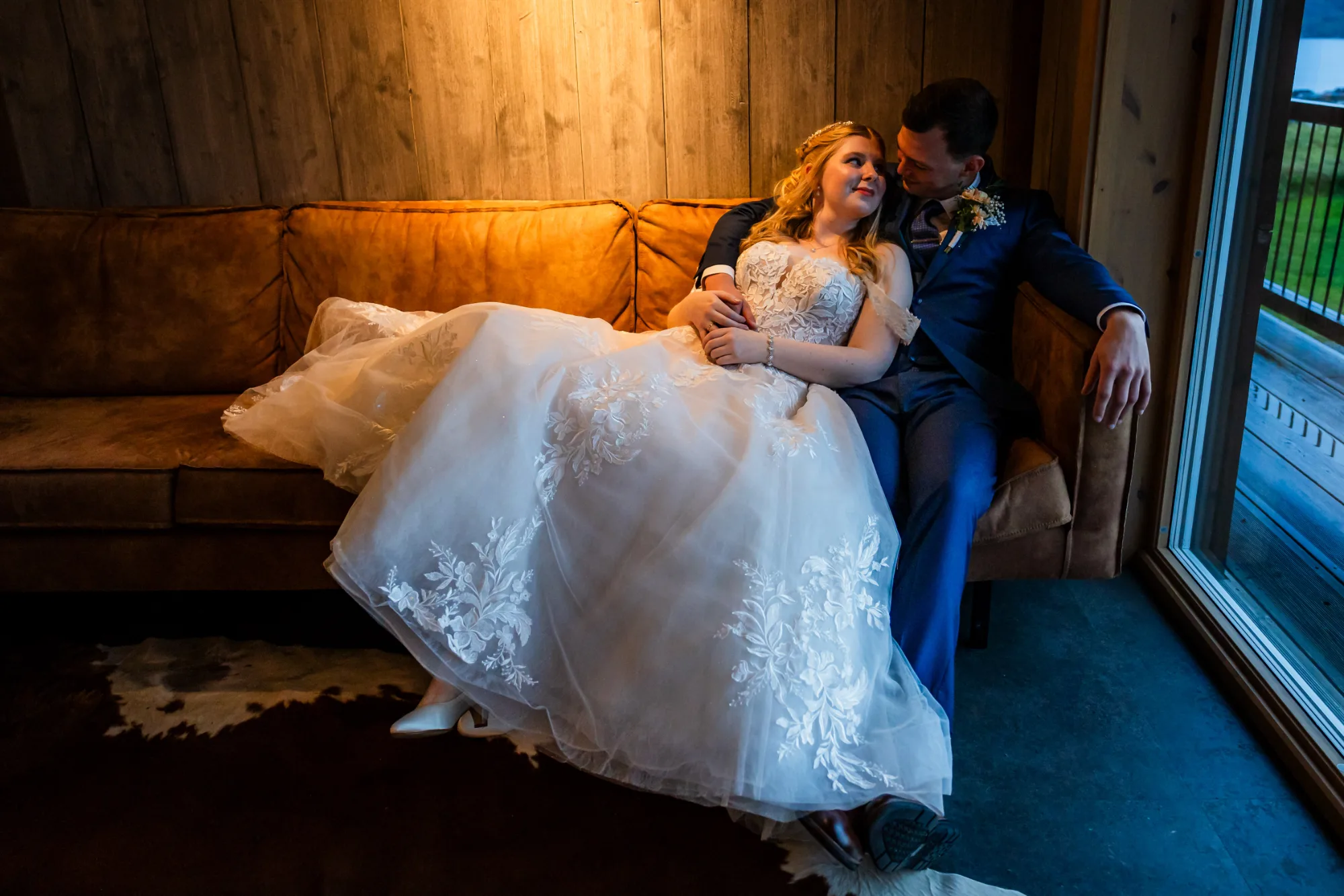Bryllupsbilde fra Ranveig & Fredrik, fotografert av Marte Bjørgum