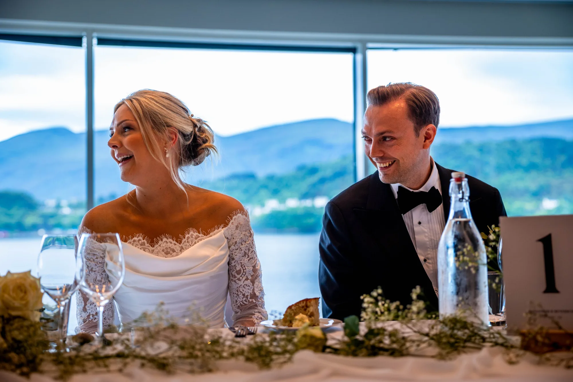 Bryllupsbilde fra Benedicte & Alexander 2026, fotografert av Marte Bjørgum