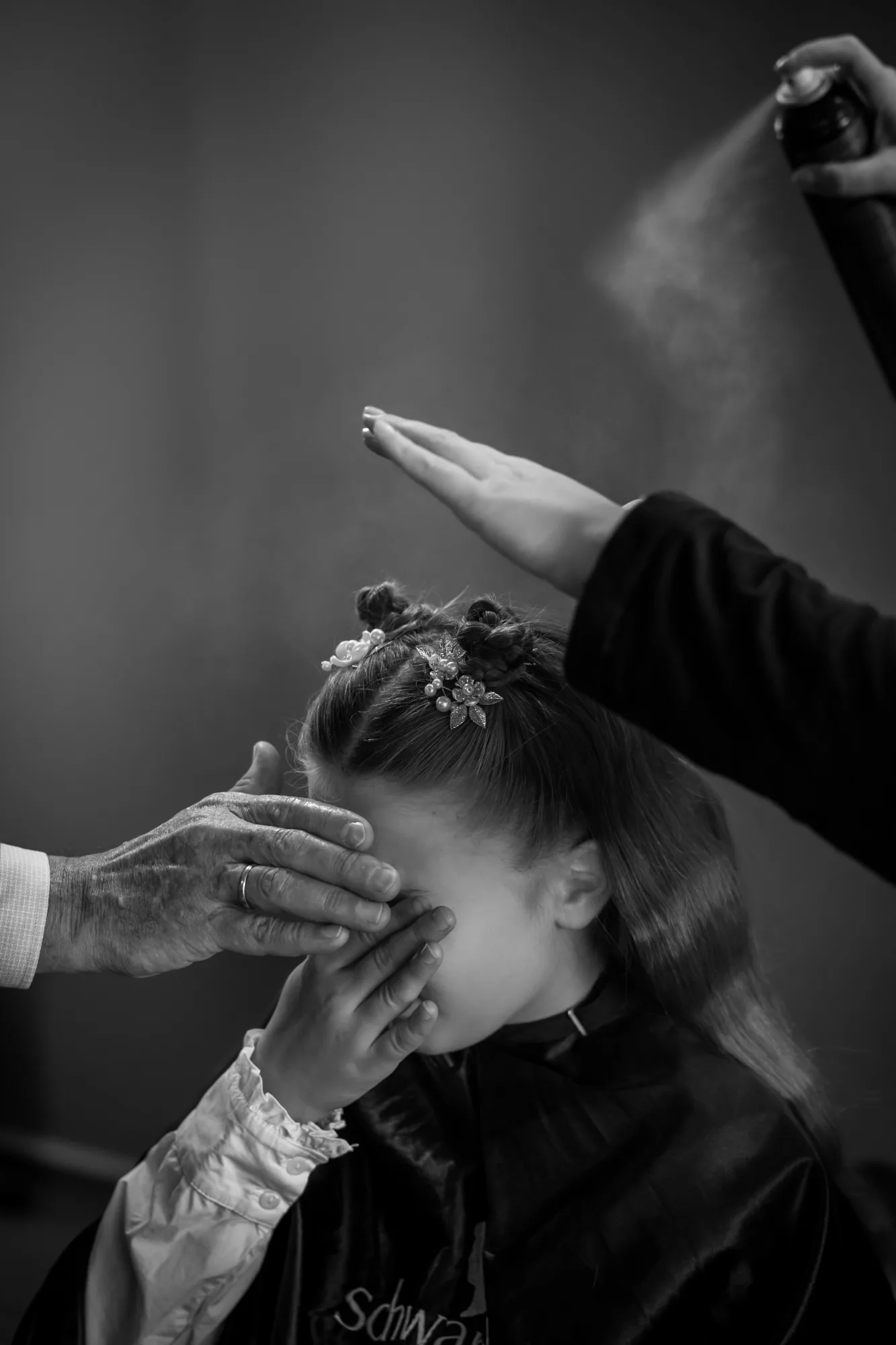 Bryllupsbilde fra Ina & Stein Olav, fotografert av Marte Bjørgum