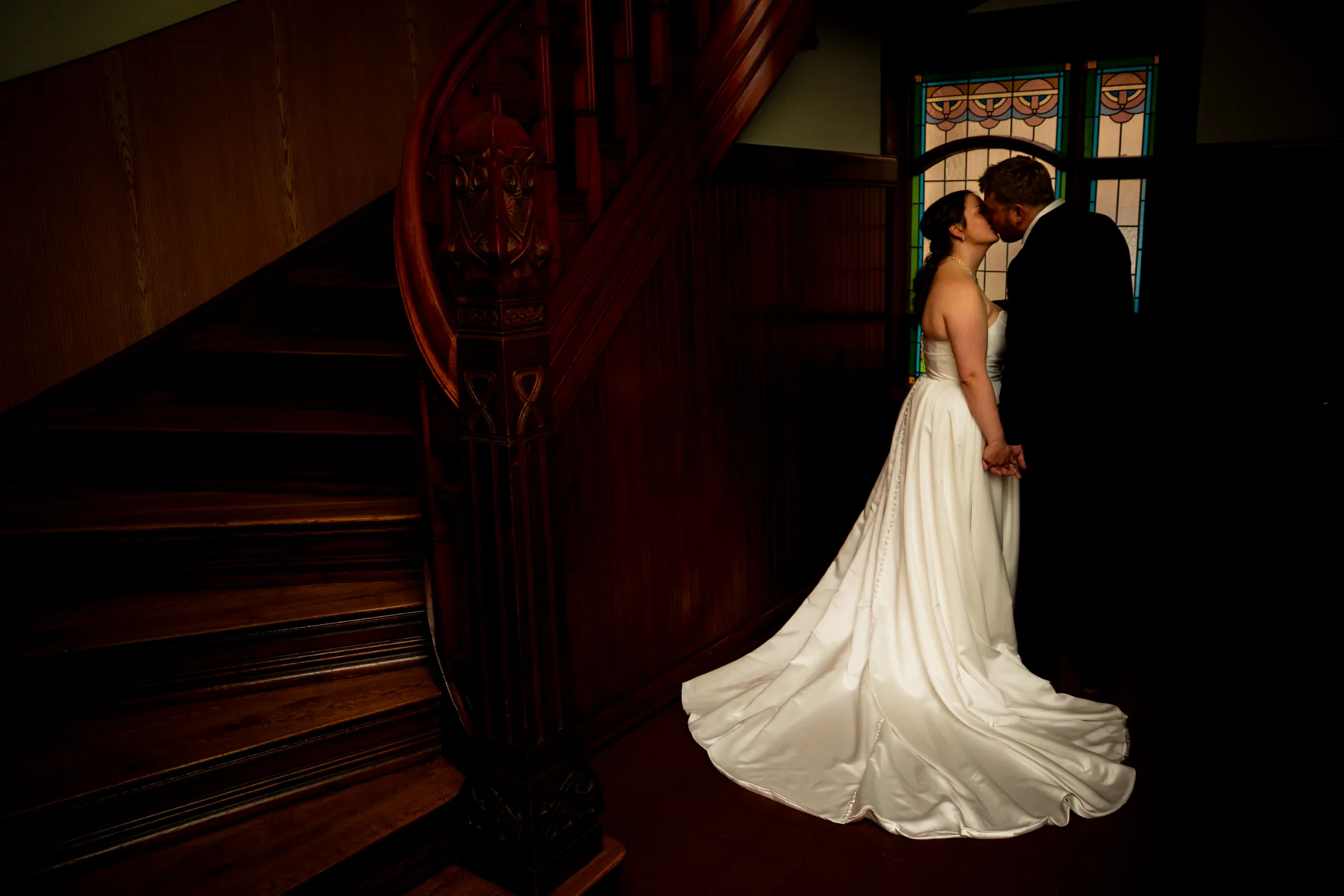 A moment from a wedding day, photographed by Marte Bjørgum