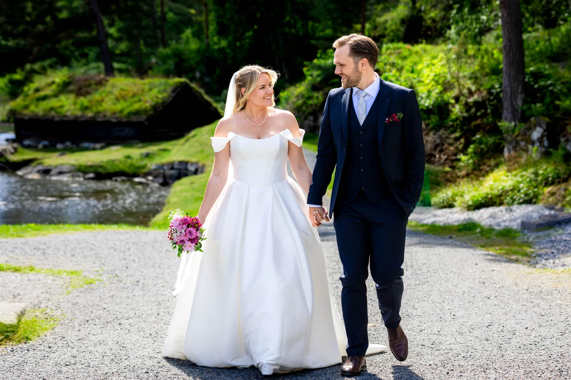 Bryllupsbilde fra Therese & Daniel, 2026, fotografert av Marte Bjørgum
