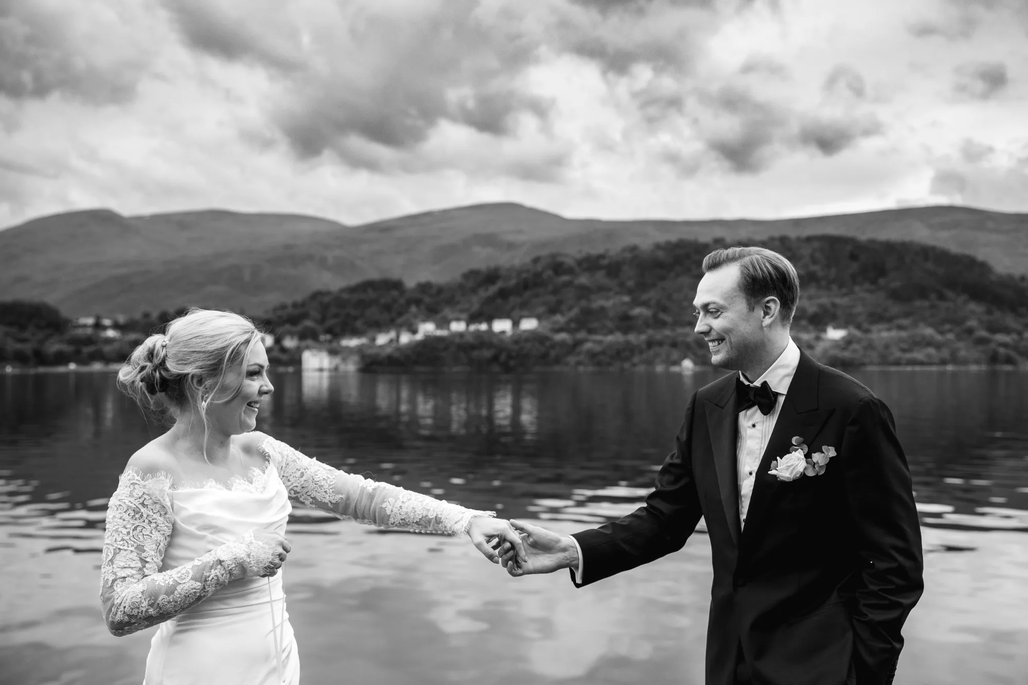 Bryllupsbilde fra Benedicte & Alexander 2026, fotografert av Marte Bjørgum