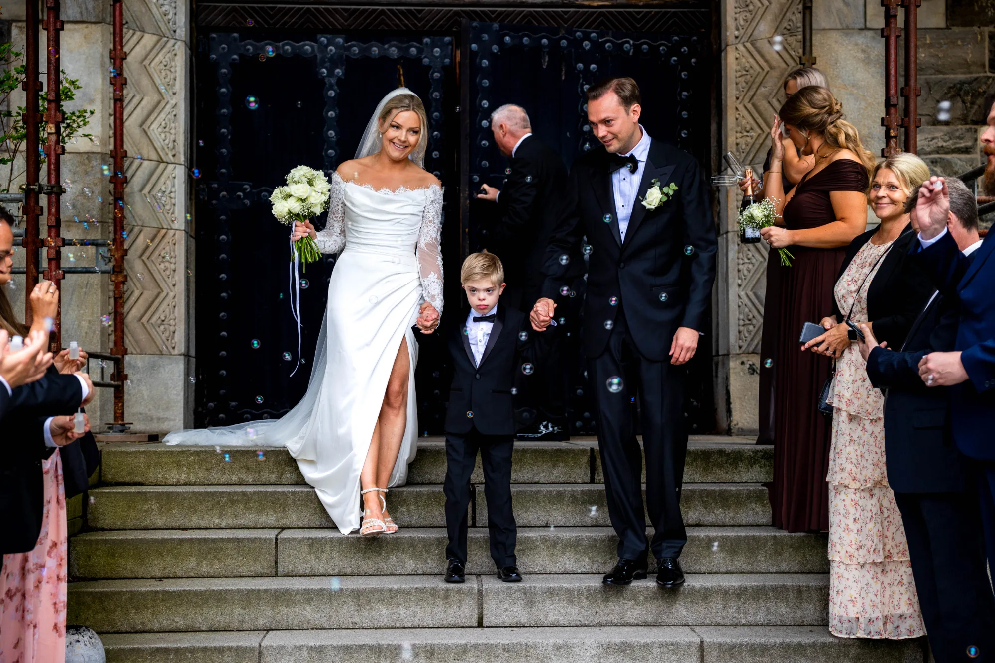 Bryllupsbilde fra Benedicte & Alexander 2026, fotografert av Marte Bjørgum