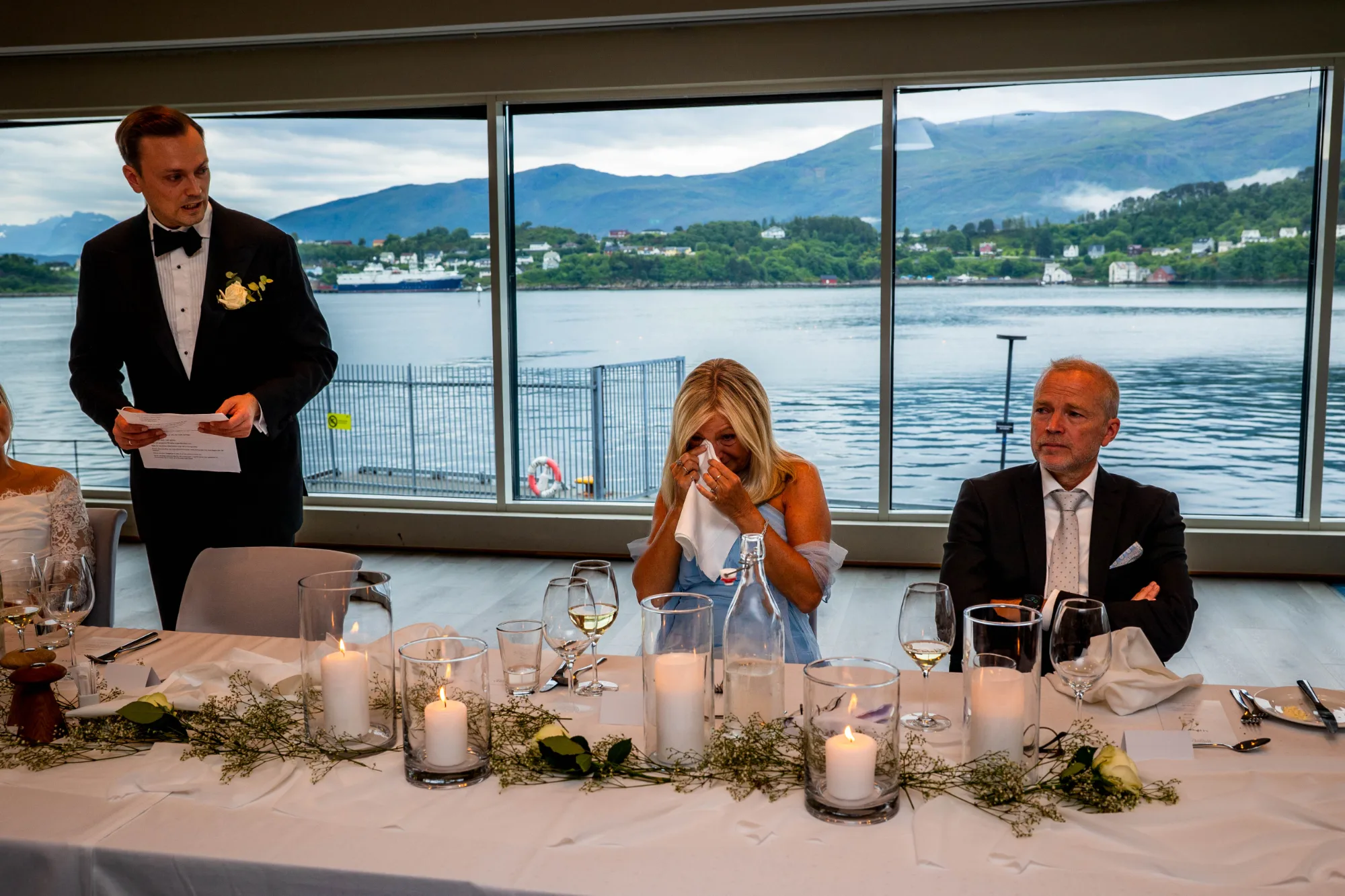 Bryllupsbilde fra Benedicte & Alexander 2026, fotografert av Marte Bjørgum