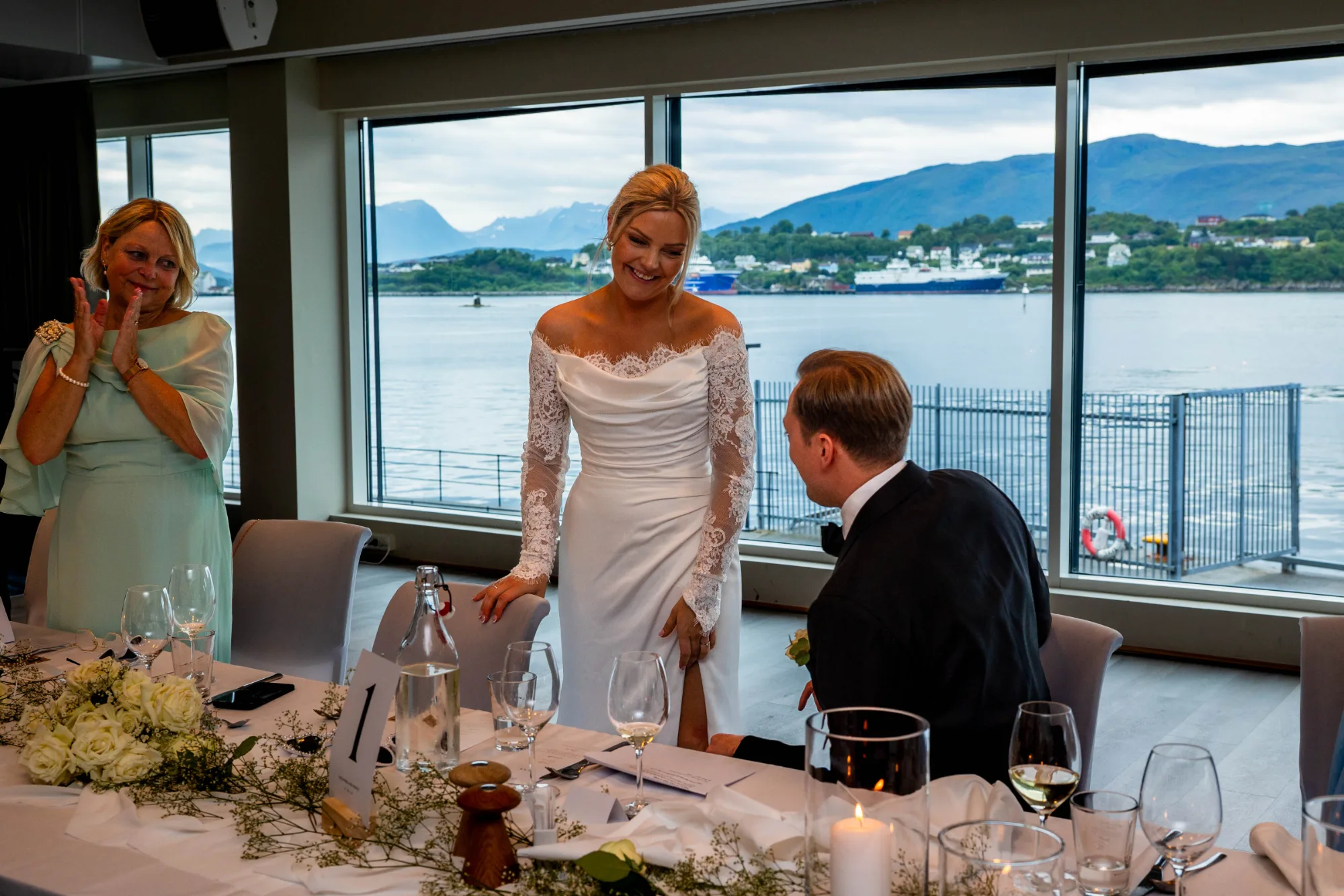 Bryllupsbilde fra Benedicte & Alexander 2026, fotografert av Marte Bjørgum