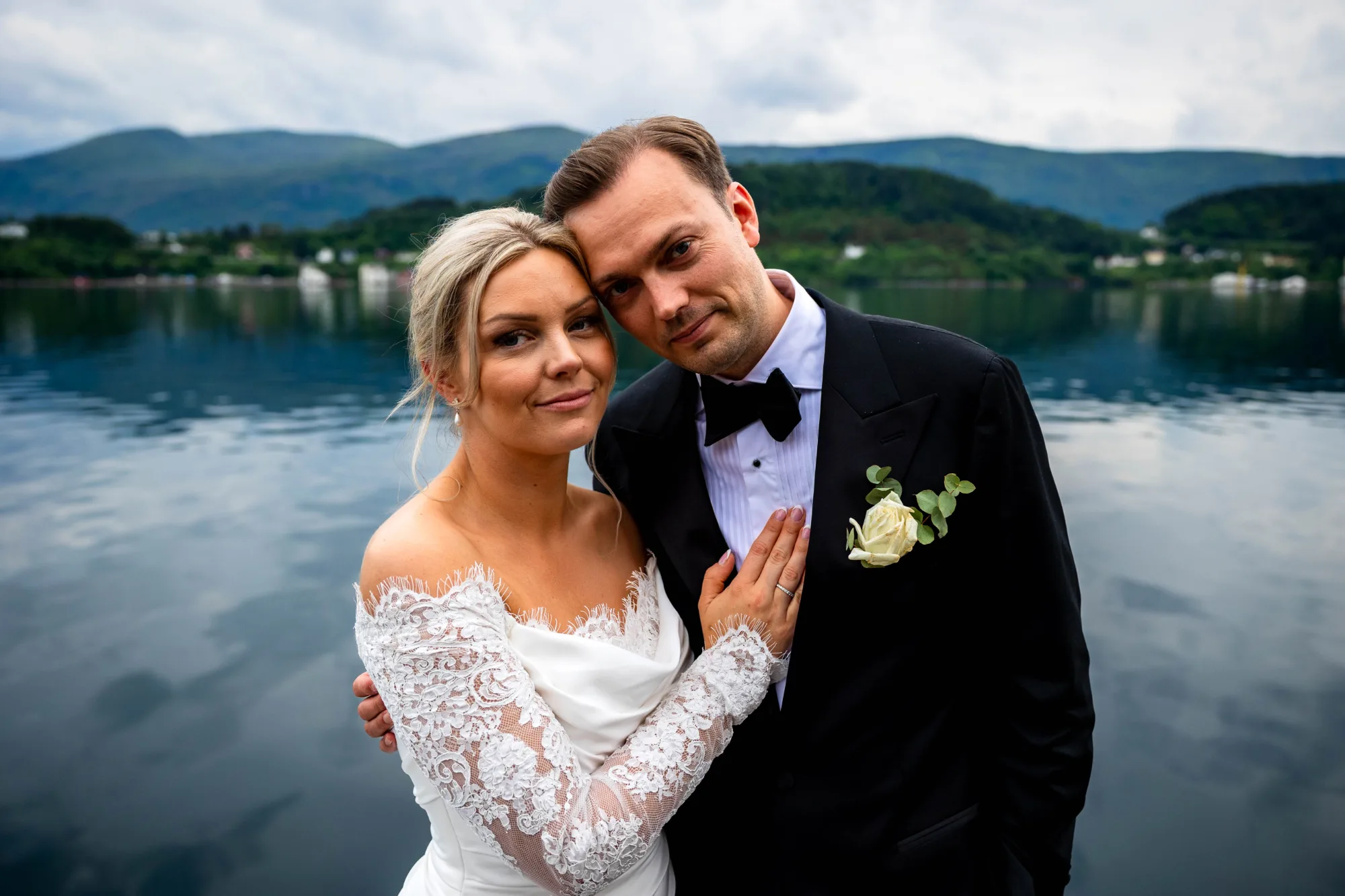 Bryllupsbilde fra Benedicte & Alexander 2026, fotografert av Marte Bjørgum