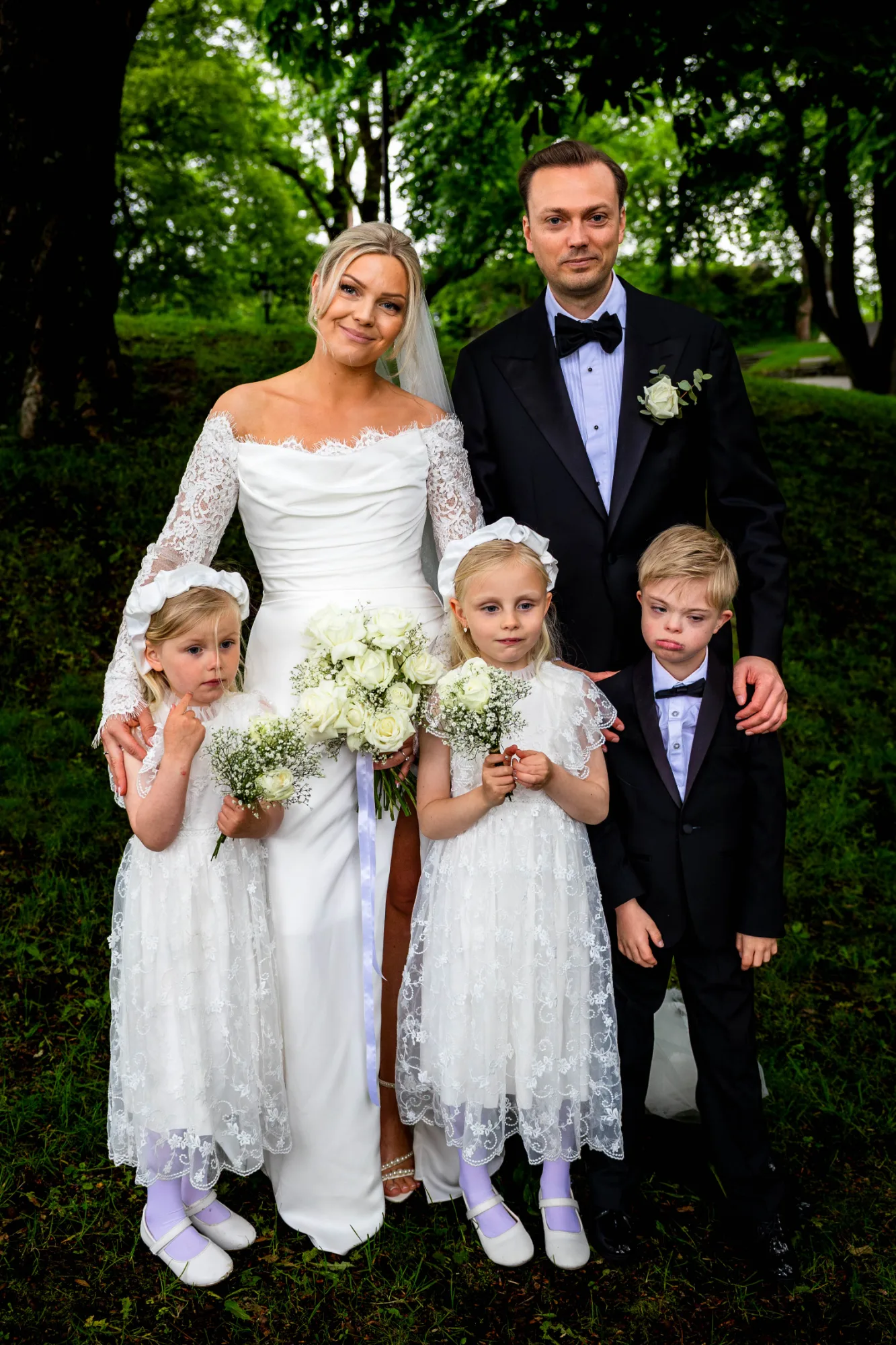 Bryllupsbilde fra Benedicte & Alexander 2026, fotografert av Marte Bjørgum
