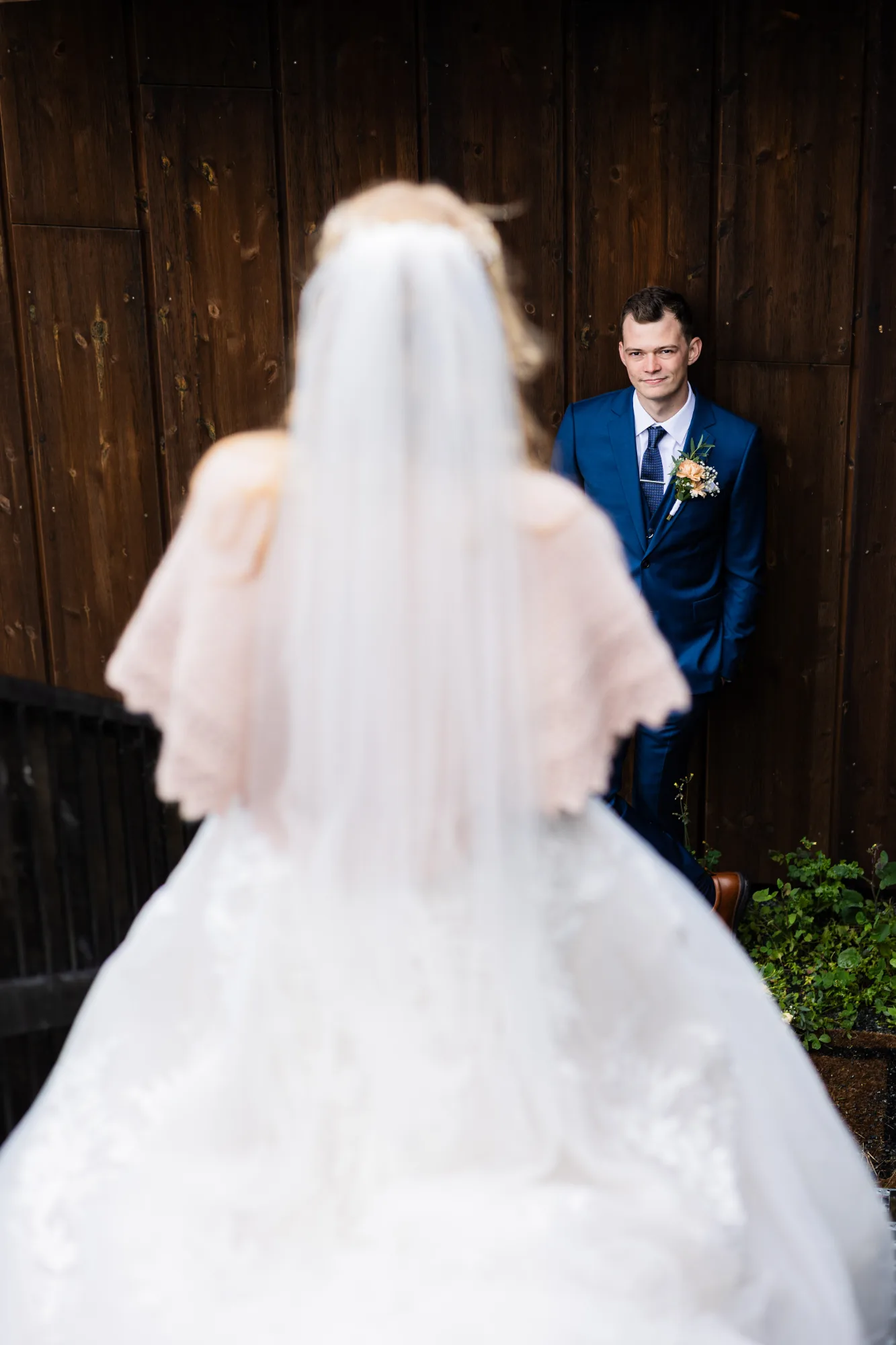 Bryllupsbilde fra Ranveig & Fredrik, fotografert av Marte Bjørgum