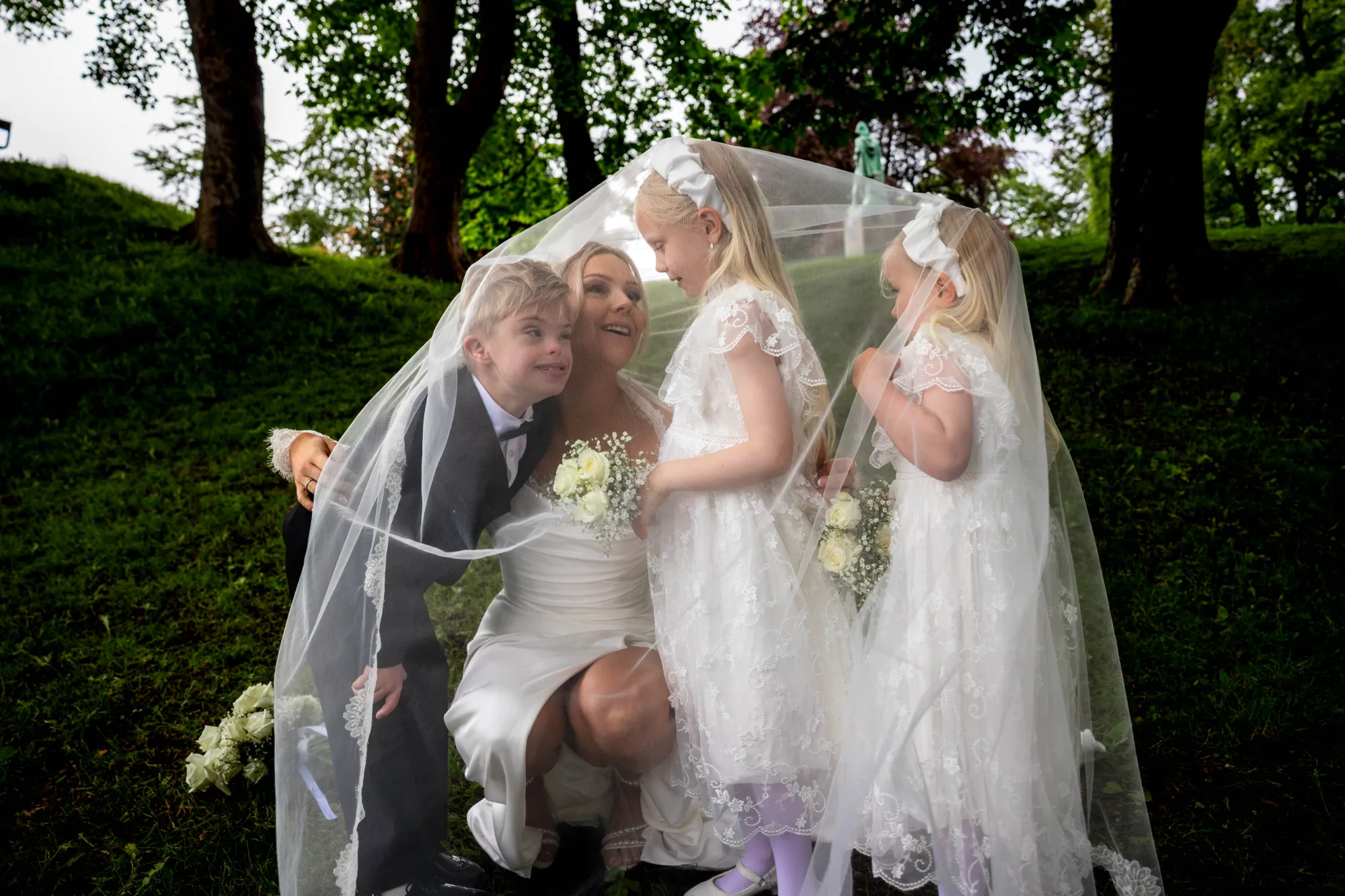 Bryllupsbilde fra Benedicte & Alexander 2026, fotografert av Marte Bjørgum