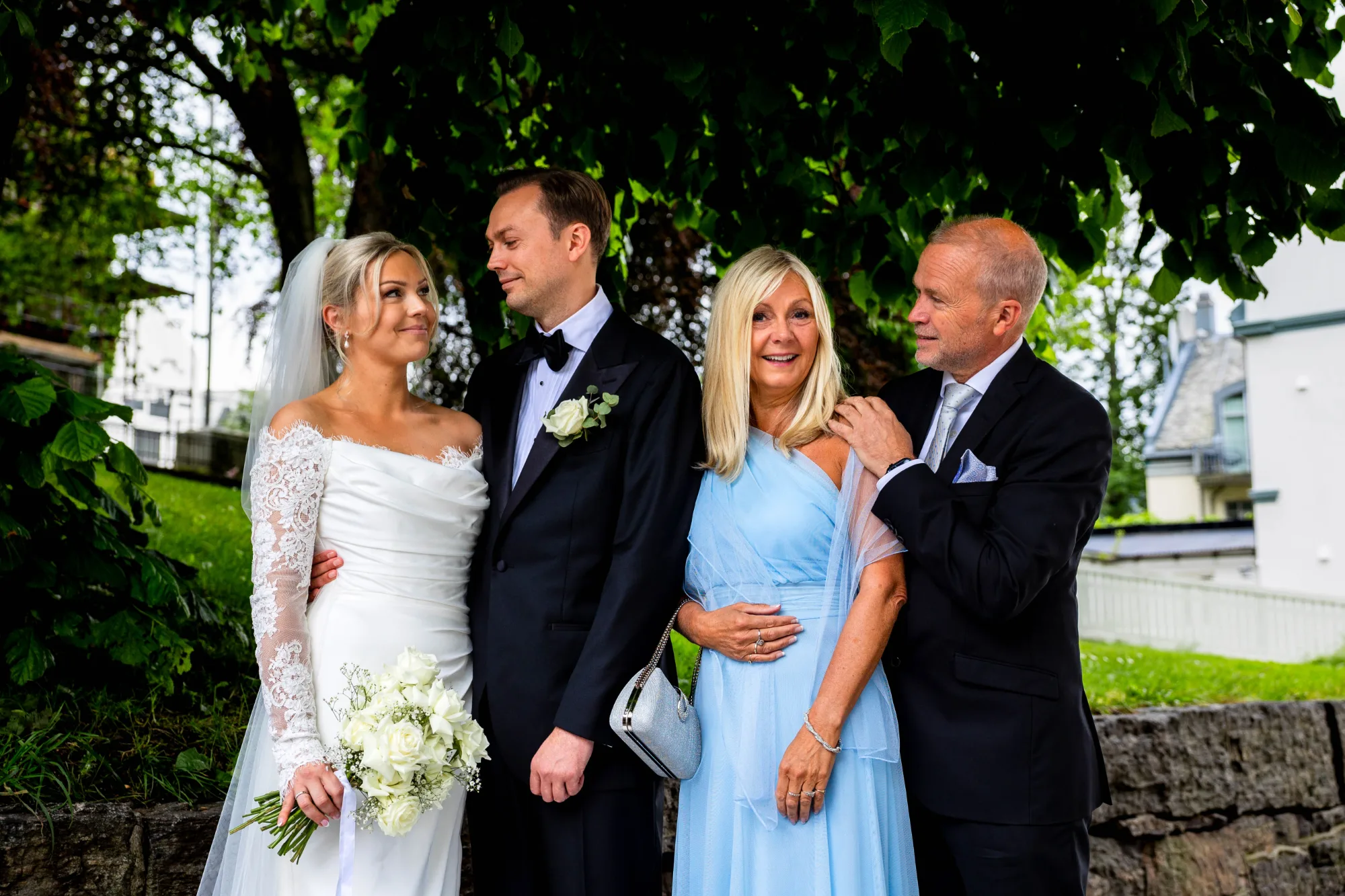 Bryllupsbilde fra Benedicte & Alexander 2026, fotografert av Marte Bjørgum