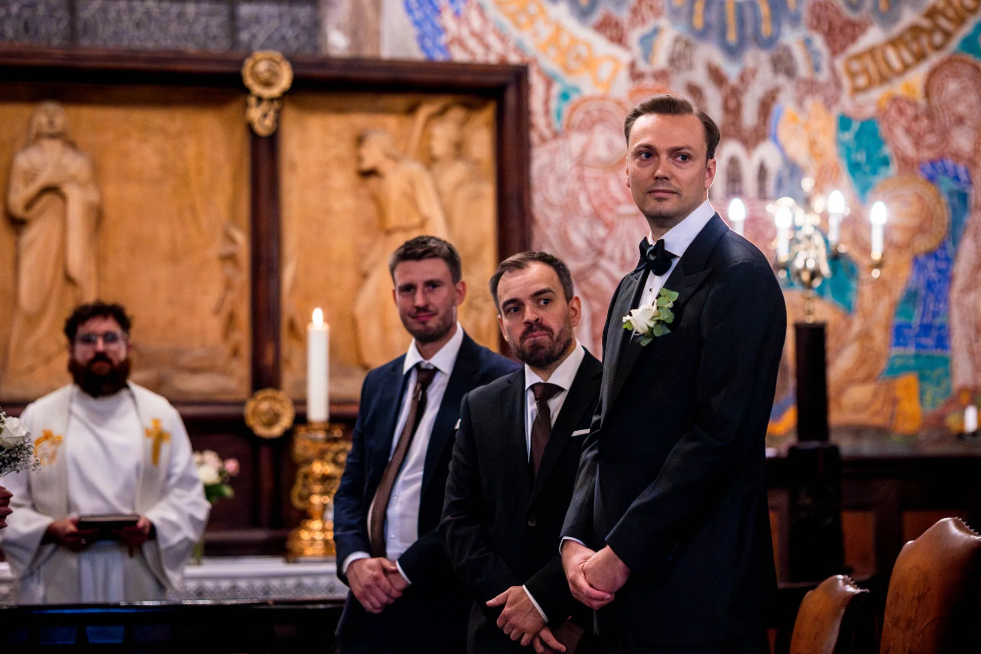 Bryllupsbilde fra Benedicte & Alexander 2026, fotografert av Marte Bjørgum