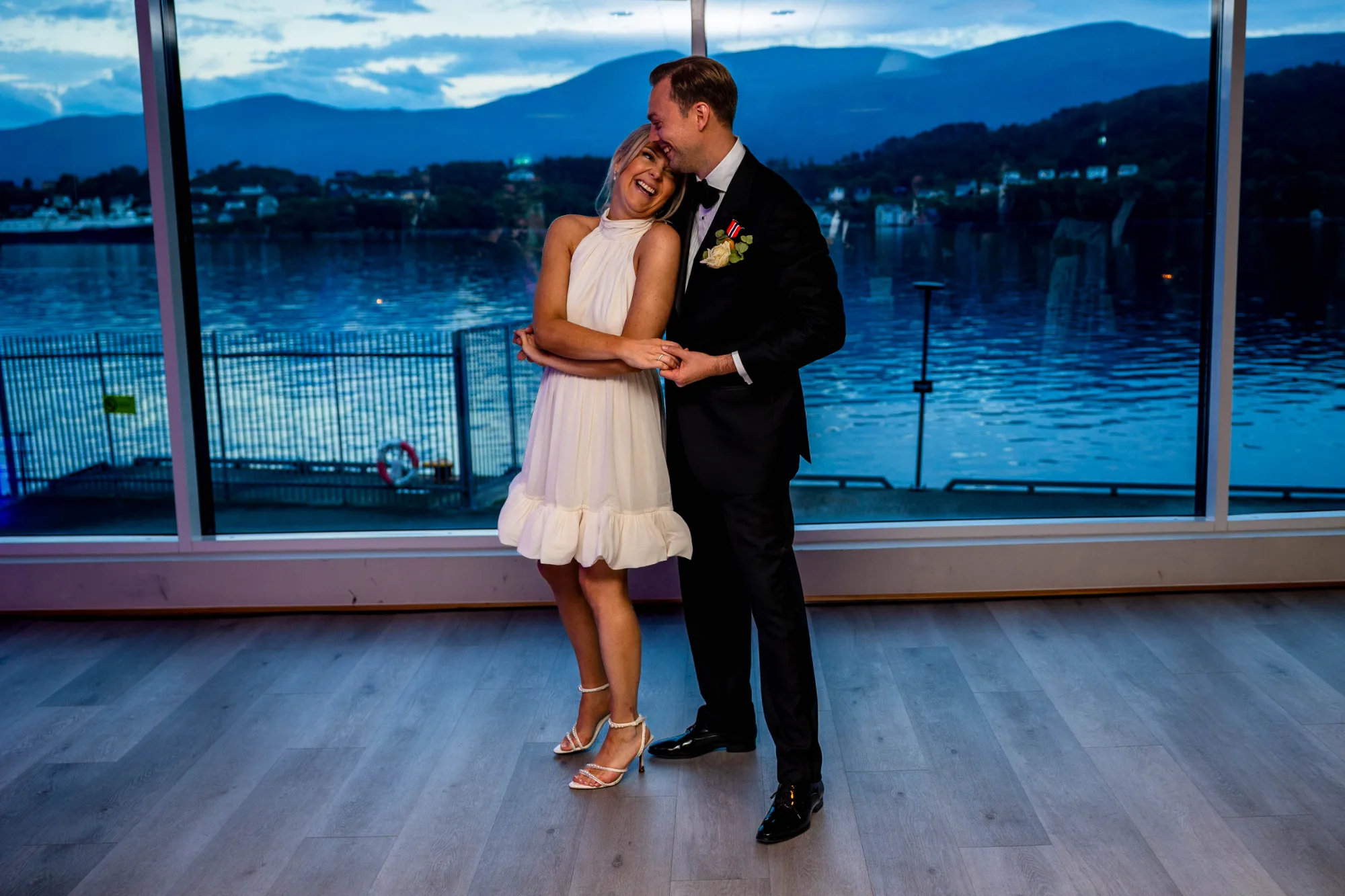 Bryllupsbilde fra Benedicte & Alexander 2026, fotografert av Marte Bjørgum