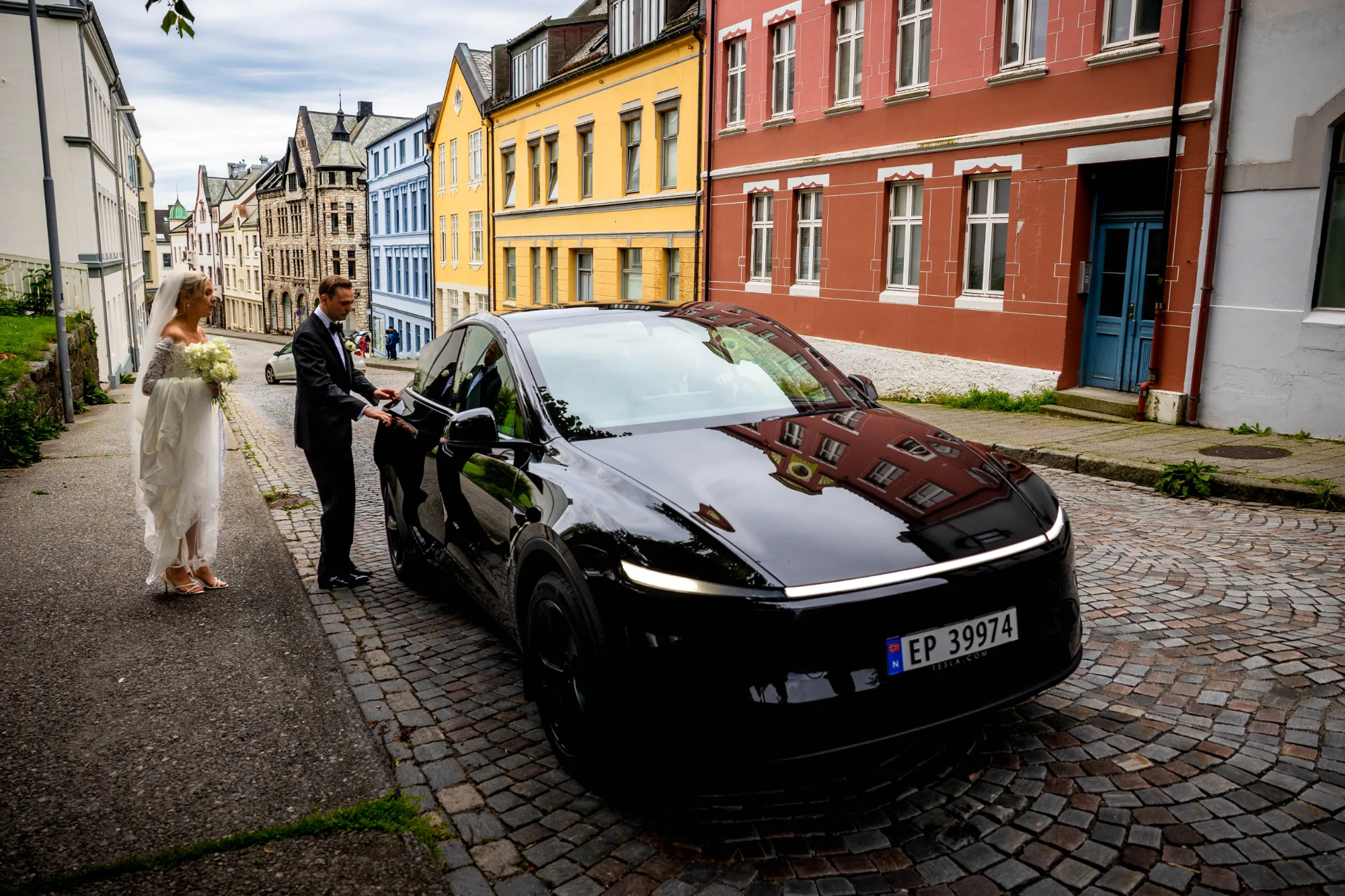 Bryllupsbilde fra Benedicte & Alexander 2026, fotografert av Marte Bjørgum