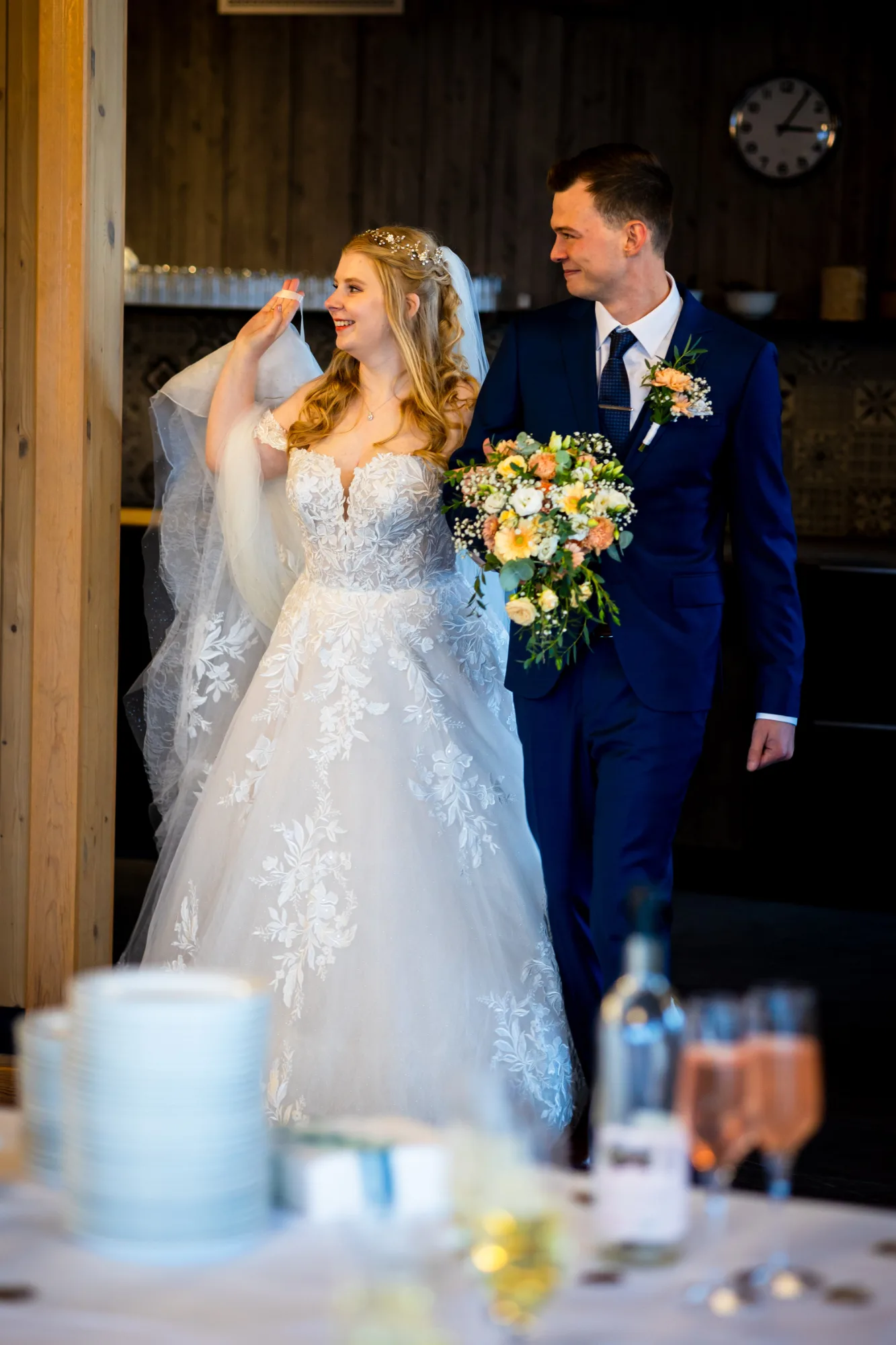 Bryllupsbilde fra Ranveig & Fredrik, fotografert av Marte Bjørgum