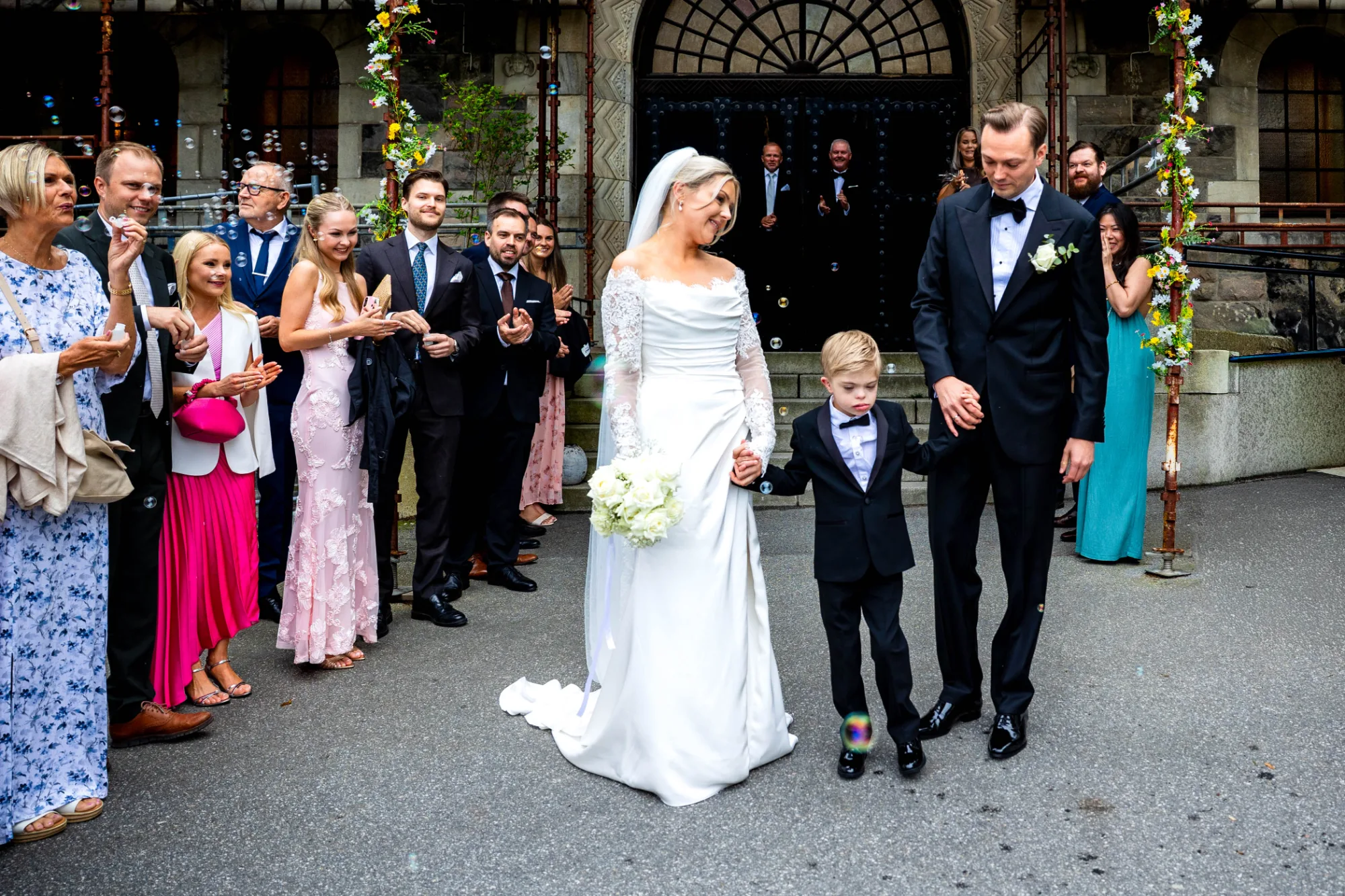Bryllupsbilde fra Benedicte & Alexander 2026, fotografert av Marte Bjørgum
