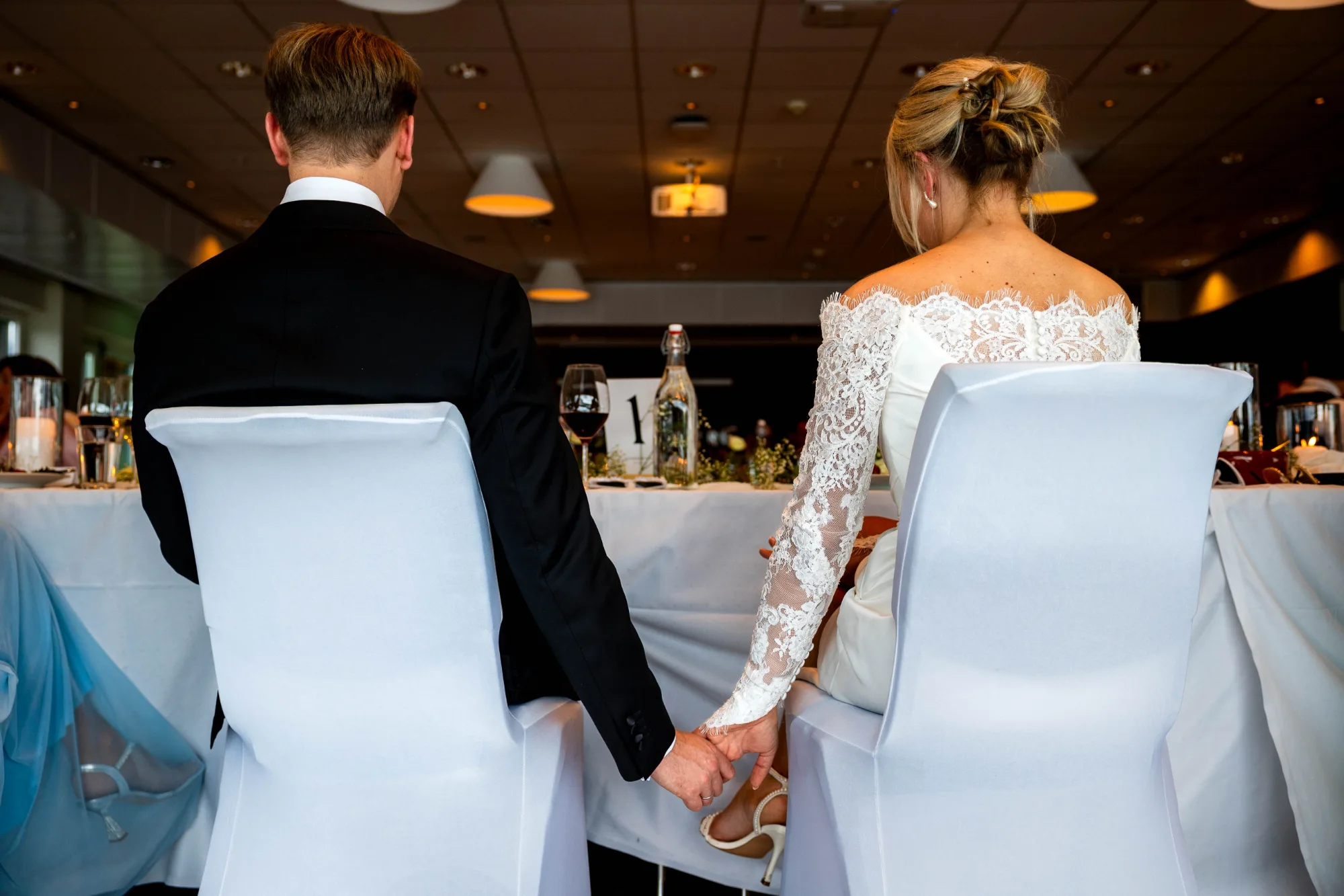 Bryllupsbilde fra Benedicte & Alexander 2026, fotografert av Marte Bjørgum