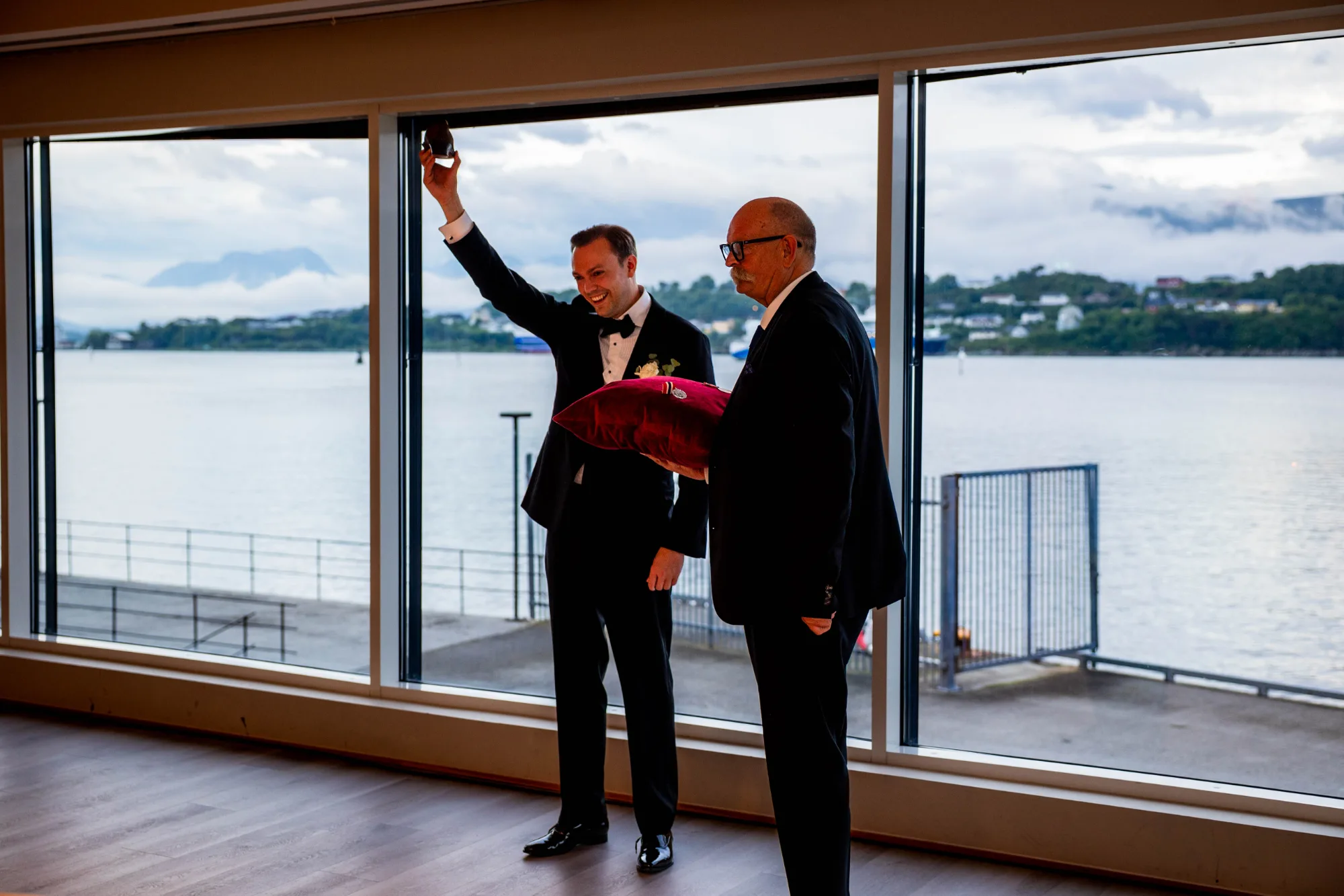 Bryllupsbilde fra Benedicte & Alexander 2026, fotografert av Marte Bjørgum