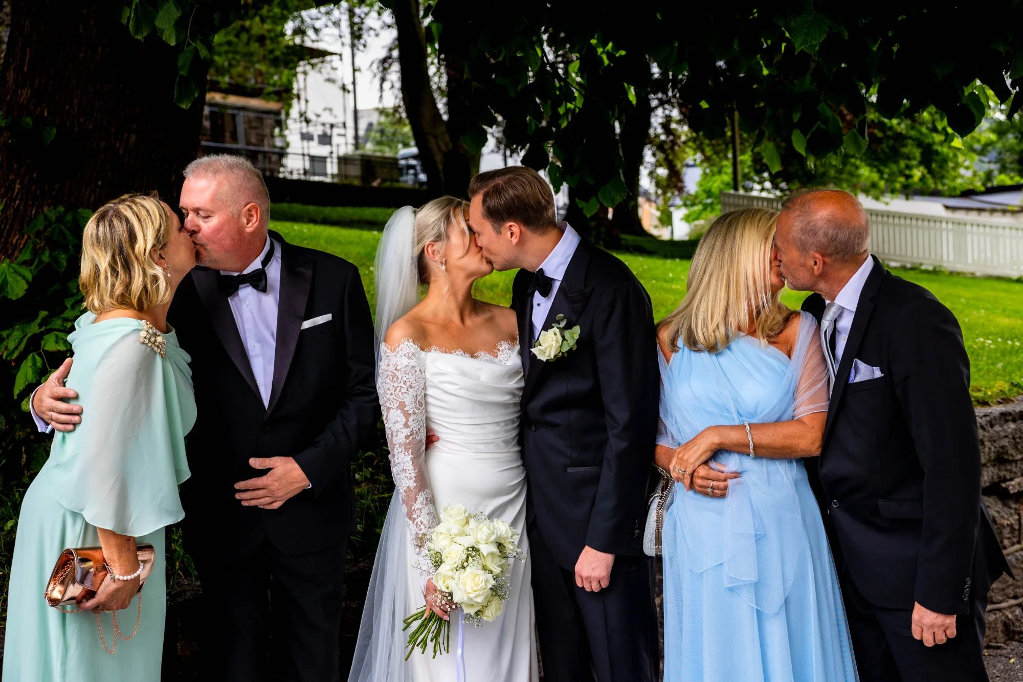 Bryllupsbilde fra Benedicte & Alexander 2026, fotografert av Marte Bjørgum