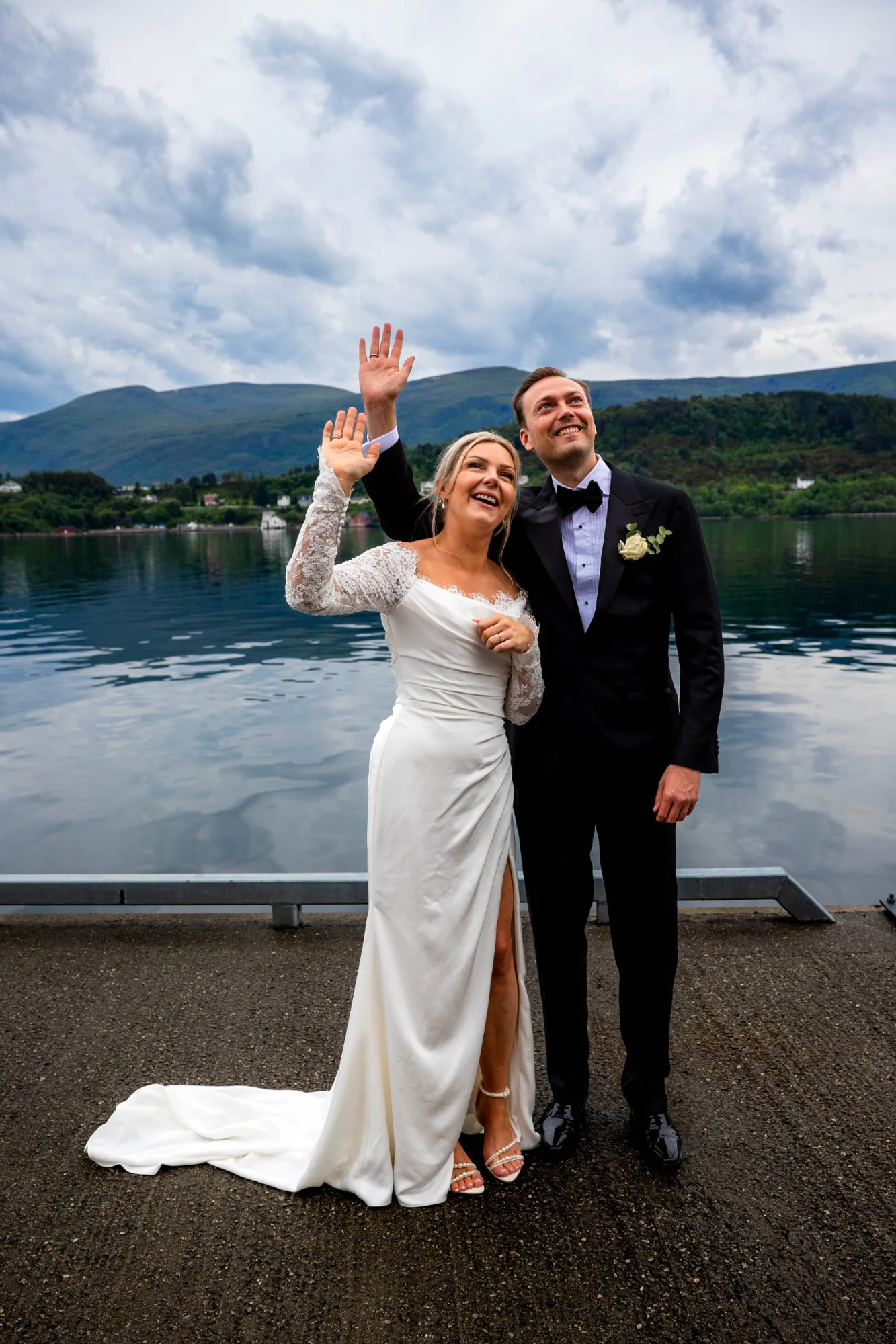 Bryllupsbilde fra Benedicte & Alexander 2026, fotografert av Marte Bjørgum