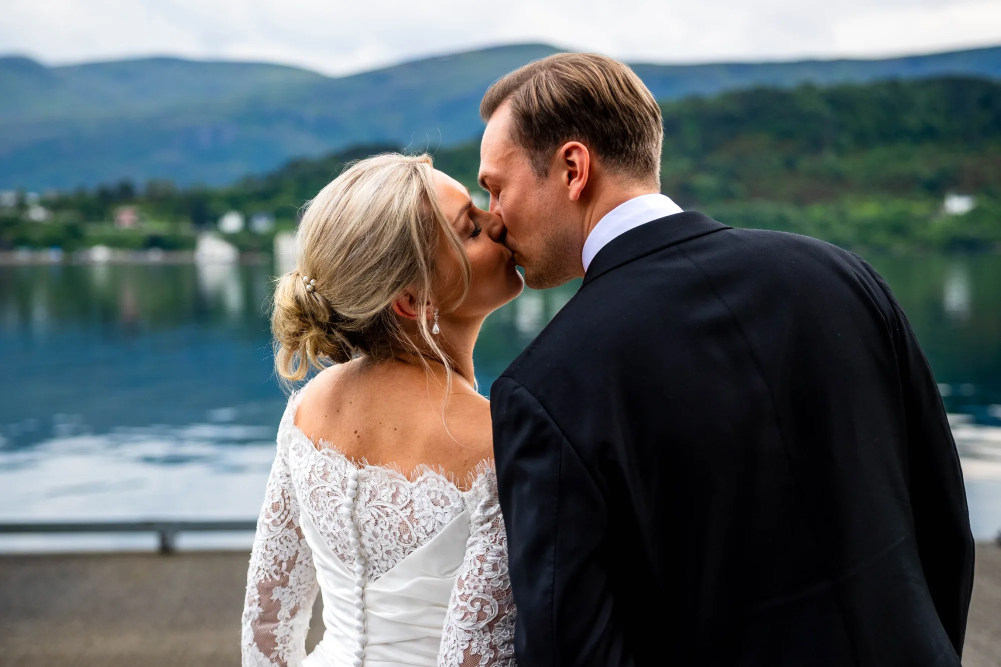 Bryllupsbilde fra Benedicte & Alexander 2026, fotografert av Marte Bjørgum