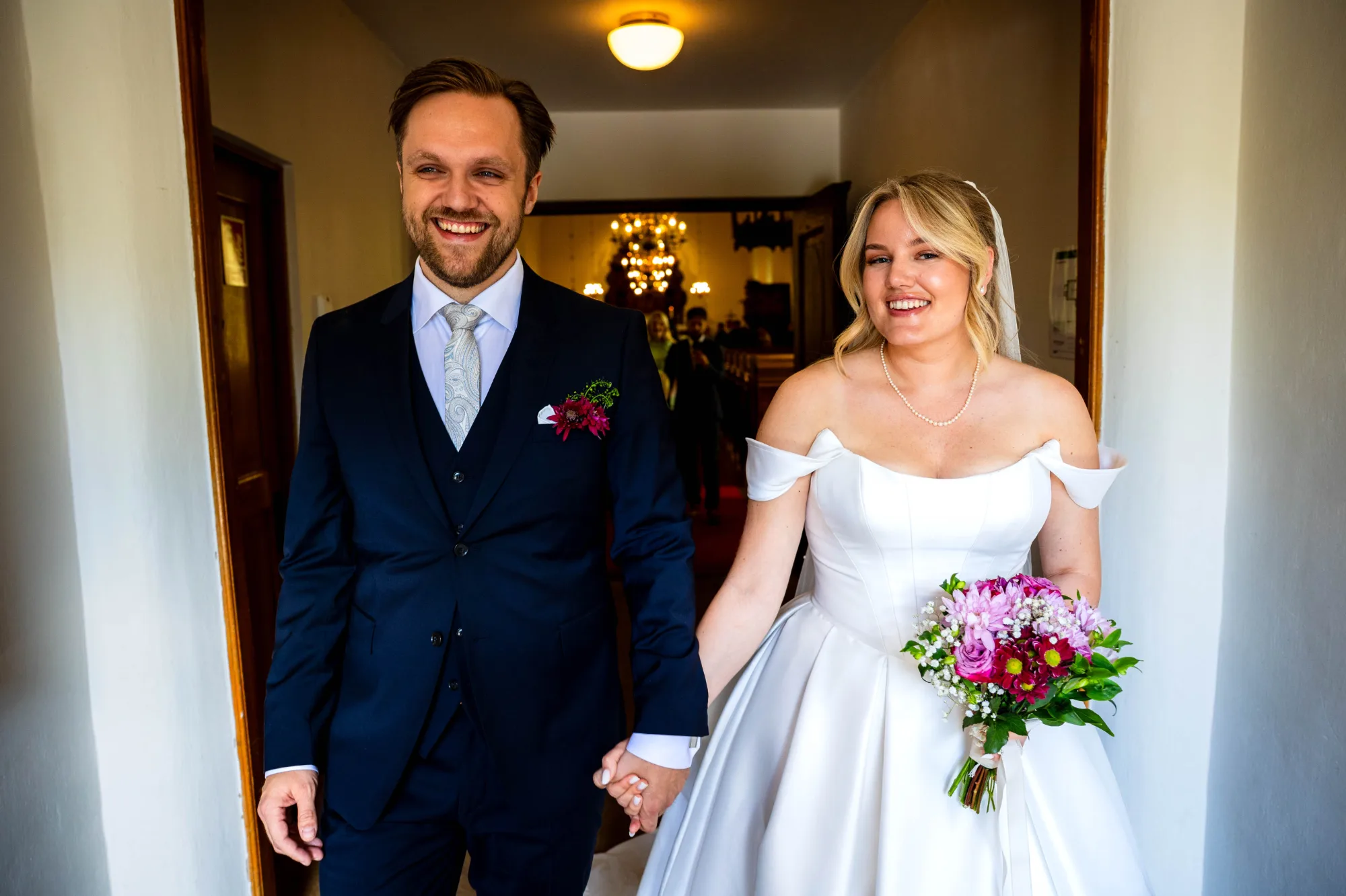 Bryllupsbilde fra Therese & Daniel, 2026, fotografert av Marte Bjørgum