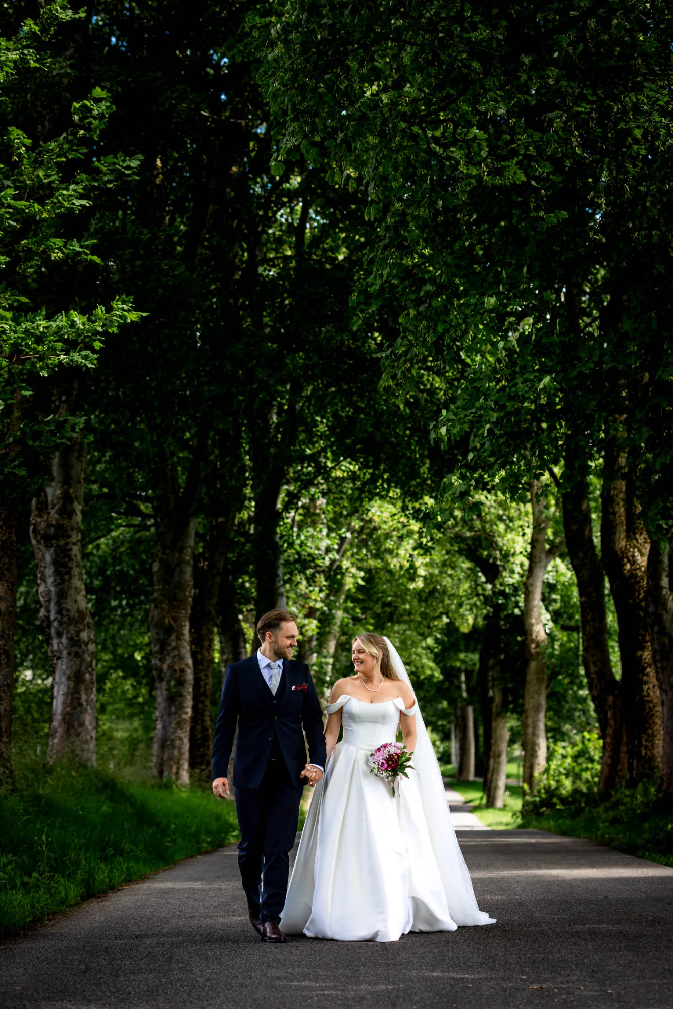 Bryllupsbilde fra Therese & Daniel, 2026, fotografert av Marte Bjørgum