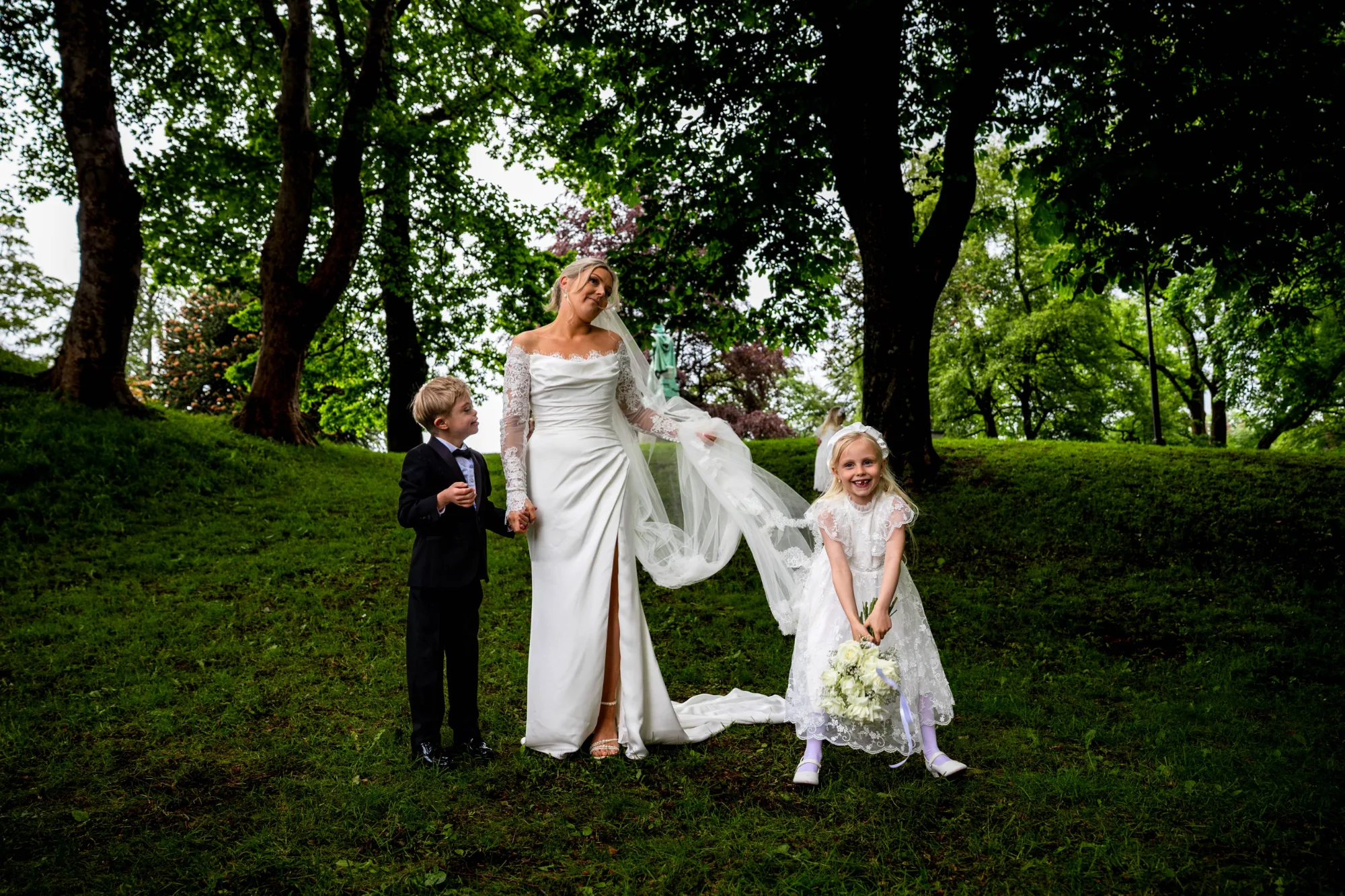 Bryllupsbilde fra Benedicte & Alexander 2026, fotografert av Marte Bjørgum