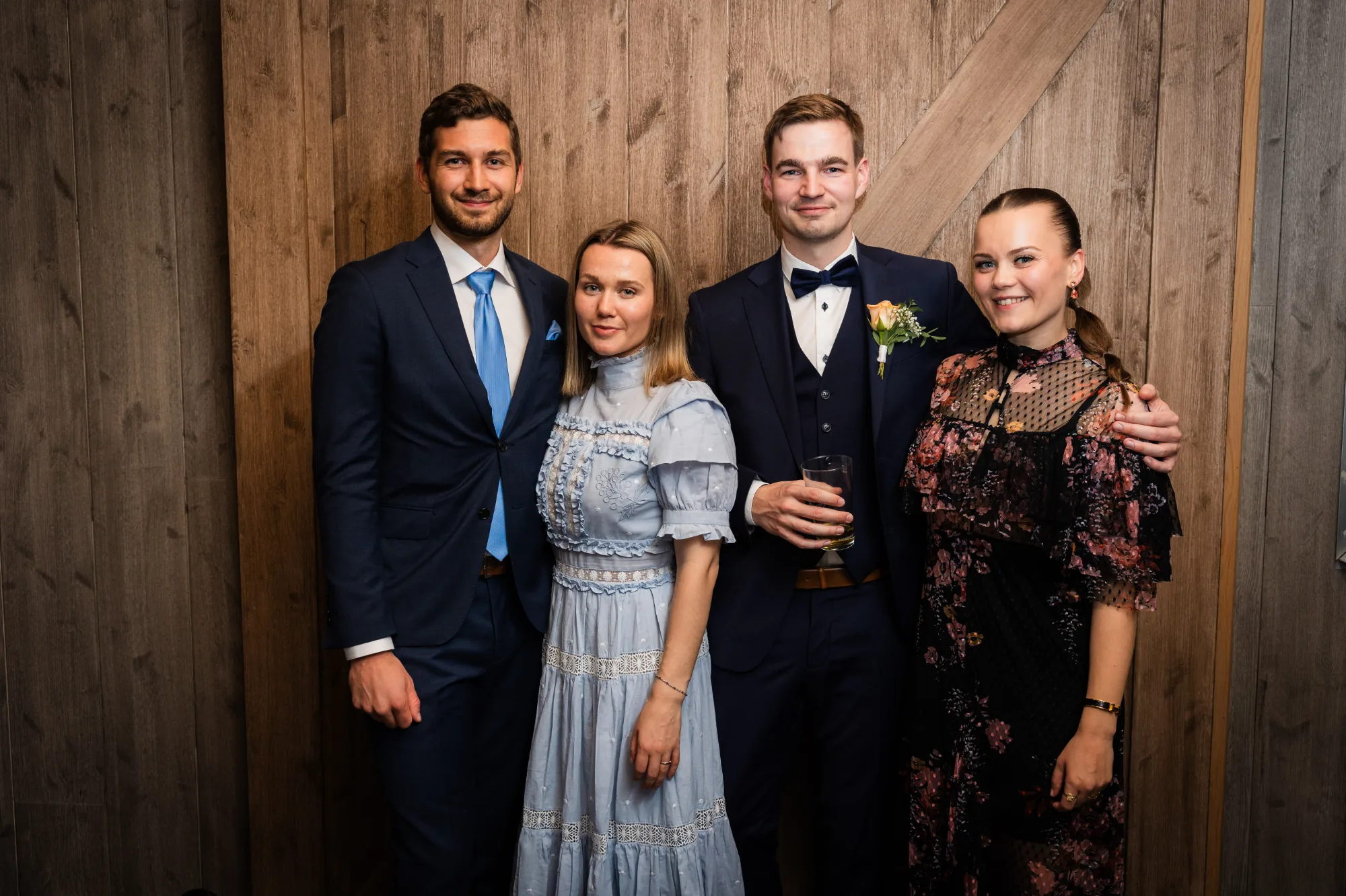Bryllupsbilde fra Ranveig & Fredrik, fotografert av Marte Bjørgum