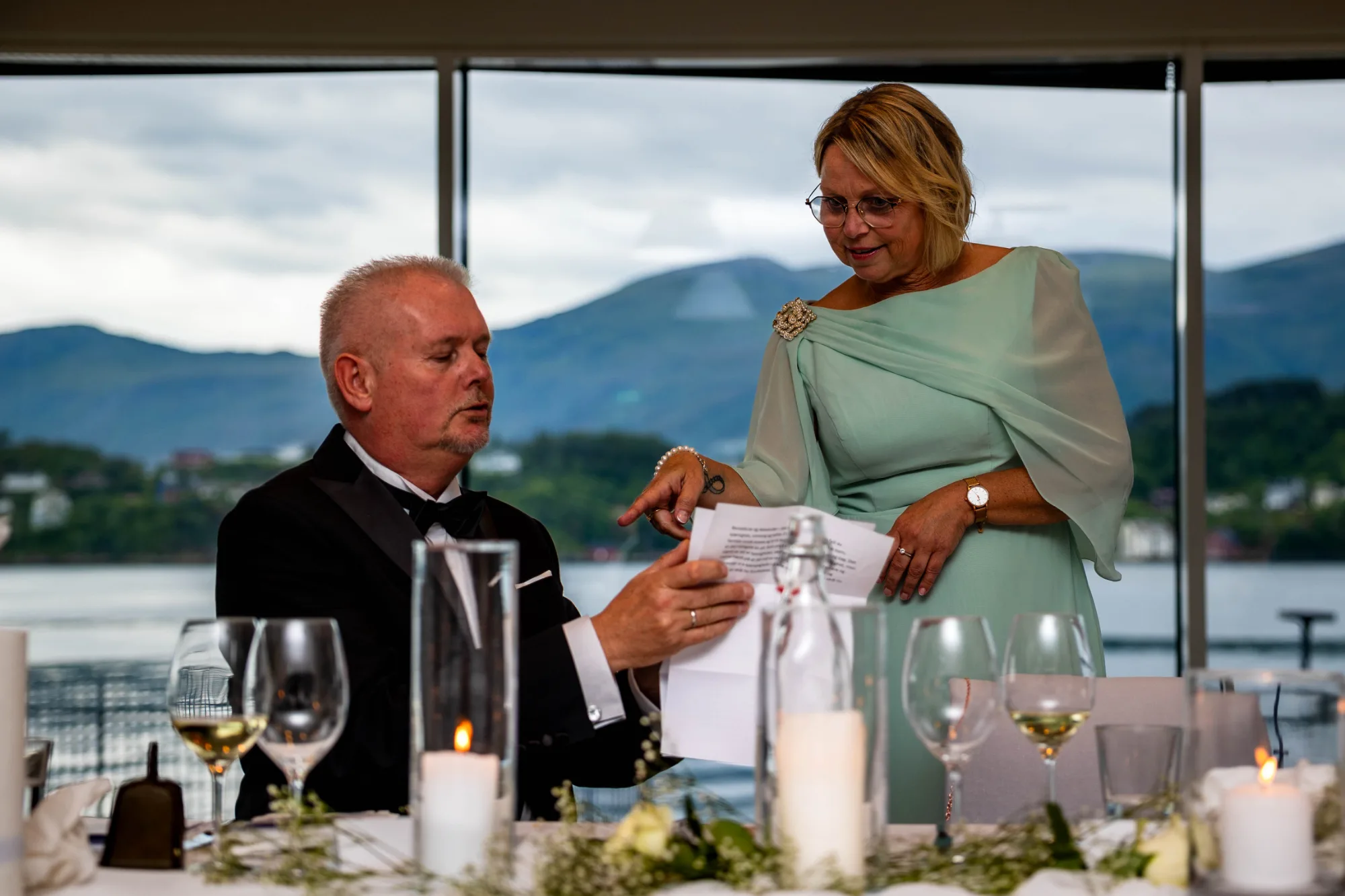 Bryllupsbilde fra Benedicte & Alexander 2026, fotografert av Marte Bjørgum