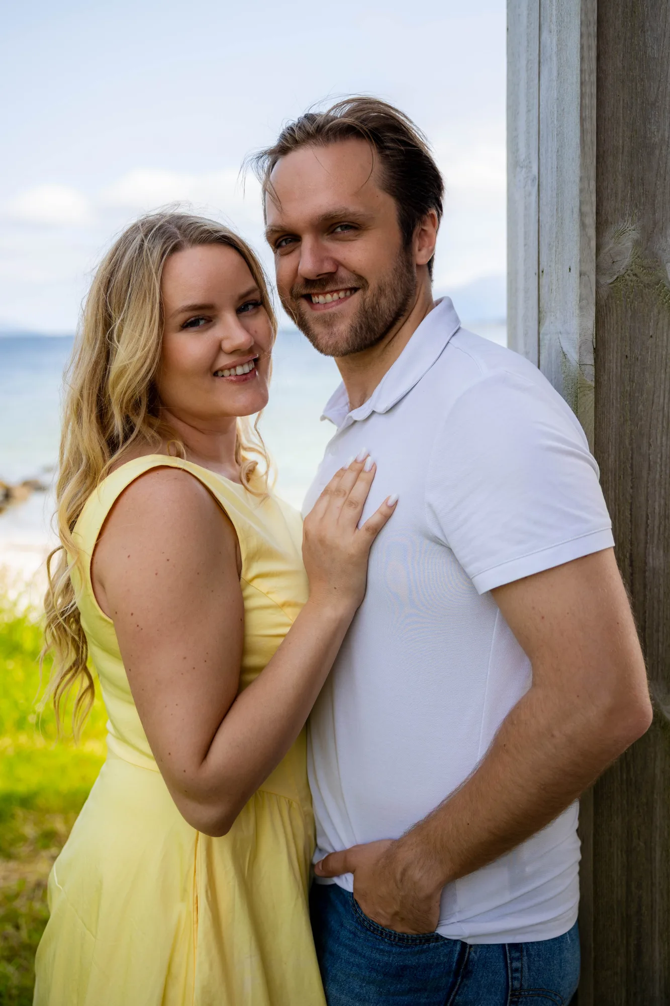 Bilde fra forlovelsesfotografering med Marte Bjørgum