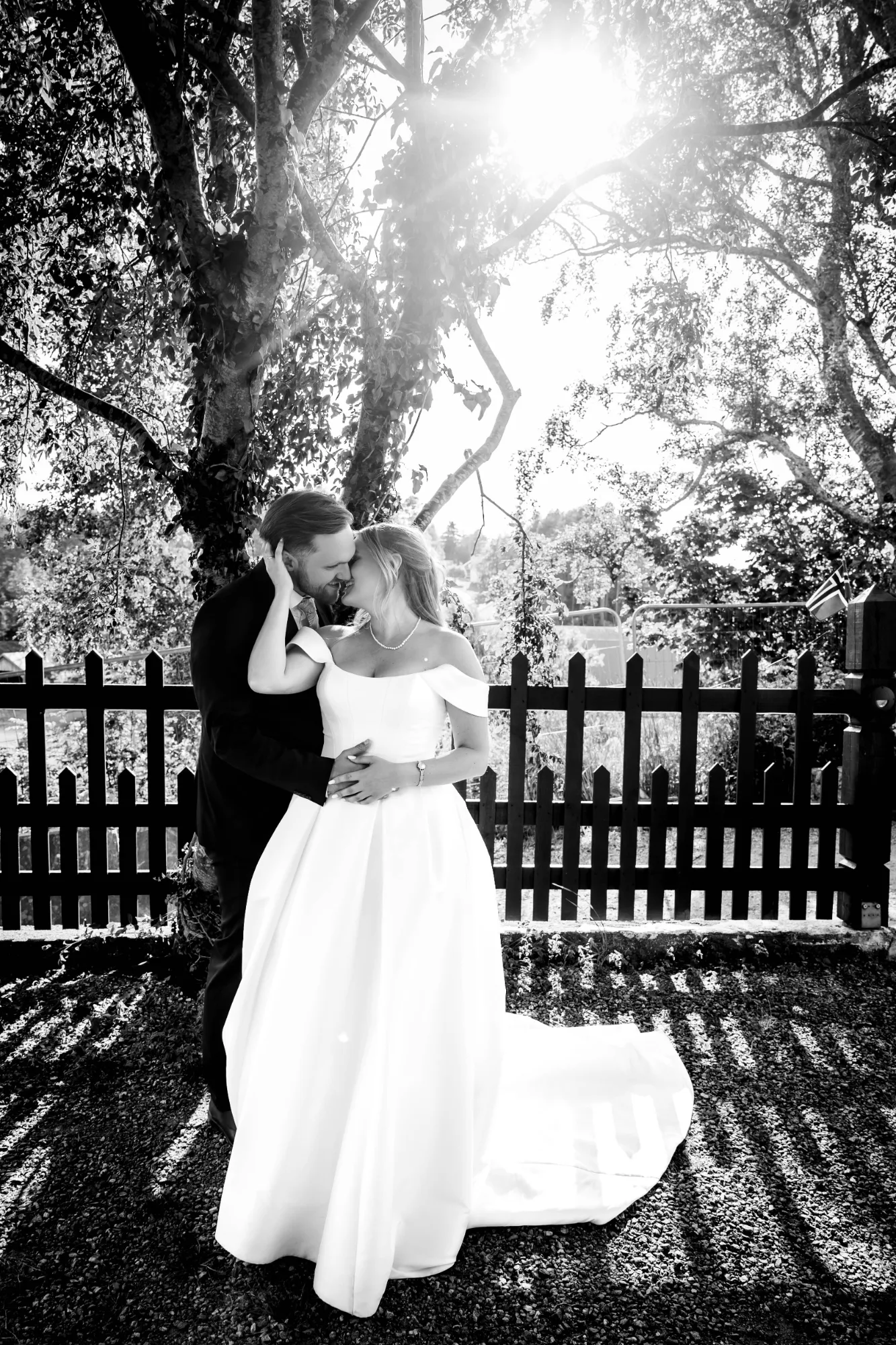 Bryllupsbilde fra Therese & Daniel, 2026, fotografert av Marte Bjørgum
