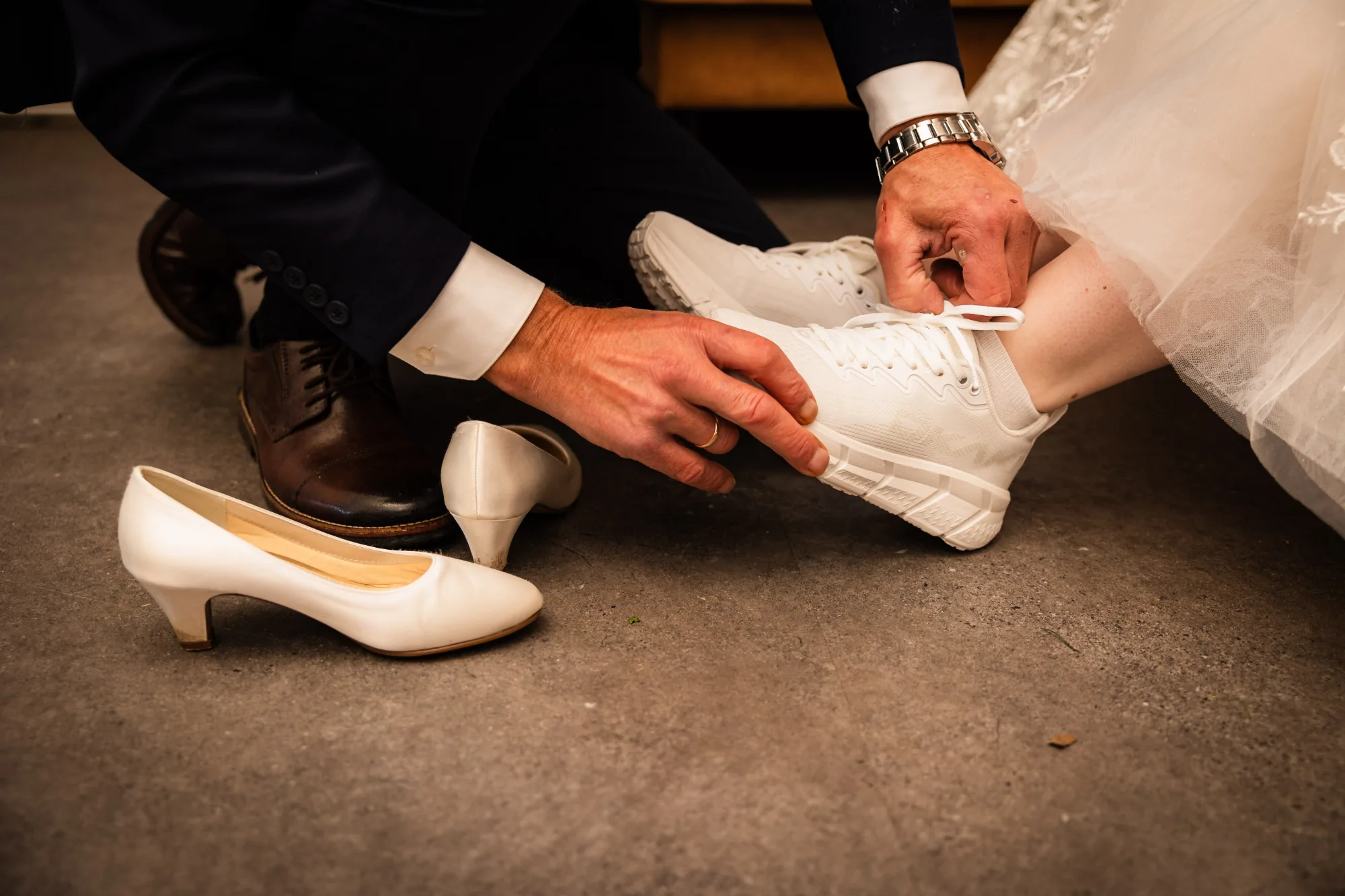 Bryllupsbilde fra Ranveig & Fredrik, fotografert av Marte Bjørgum