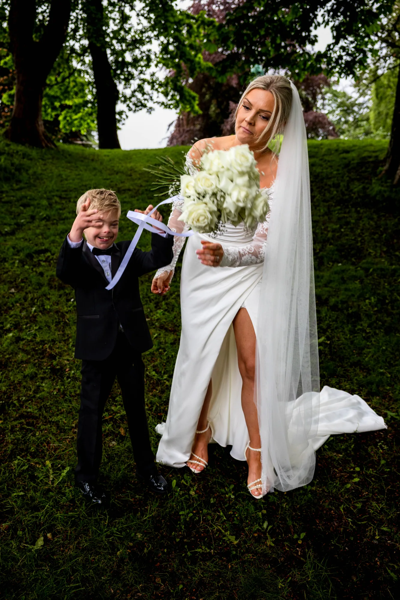 Bryllupsbilde fra Benedicte & Alexander 2026, fotografert av Marte Bjørgum