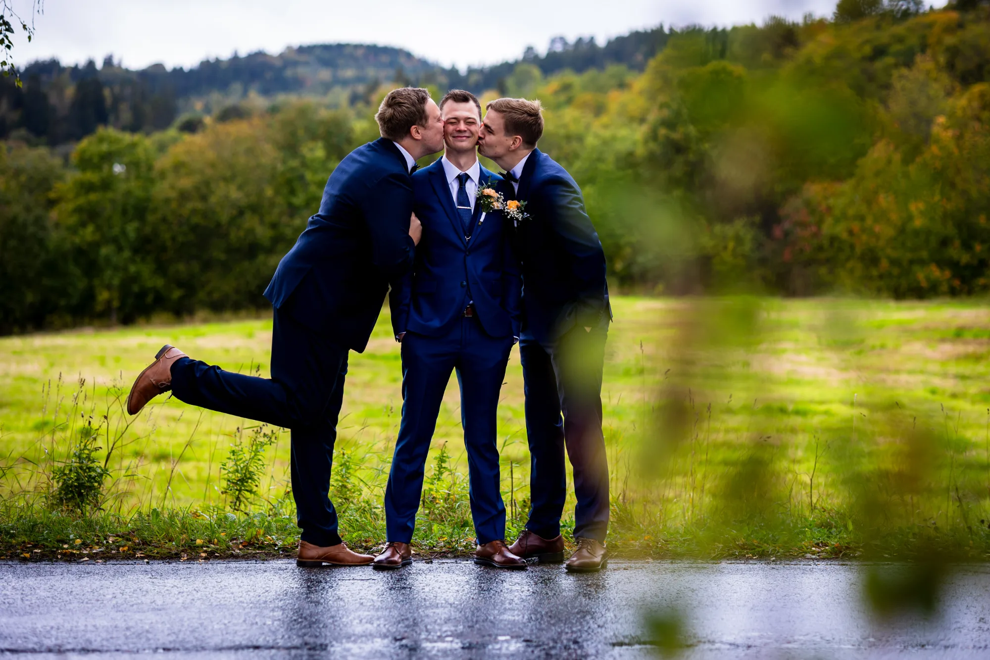 Bryllupsbilde fra Ranveig & Fredrik, fotografert av Marte Bjørgum