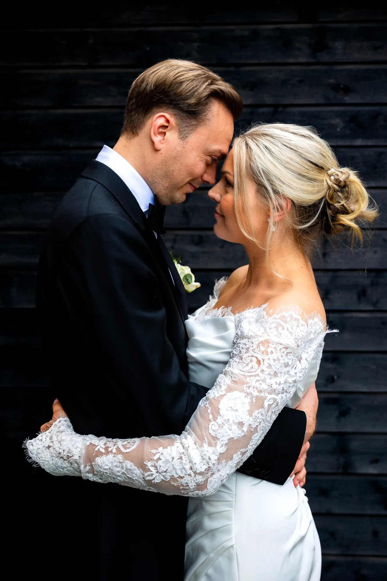 Bryllupsbilde fra Benedicte & Alexander 2026, fotografert av Marte Bjørgum