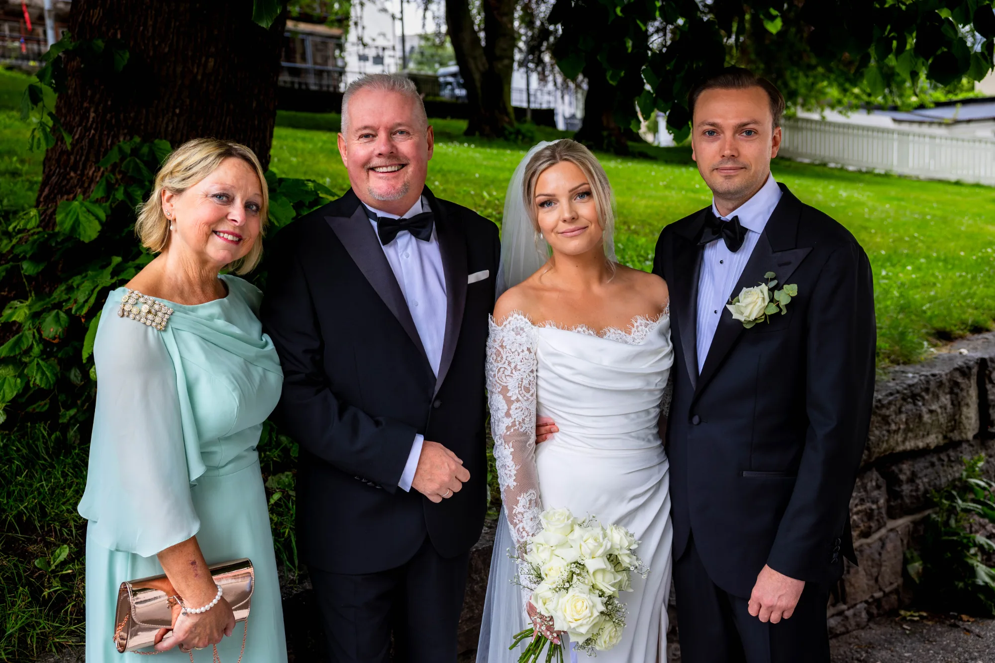 Bryllupsbilde fra Benedicte & Alexander 2026, fotografert av Marte Bjørgum