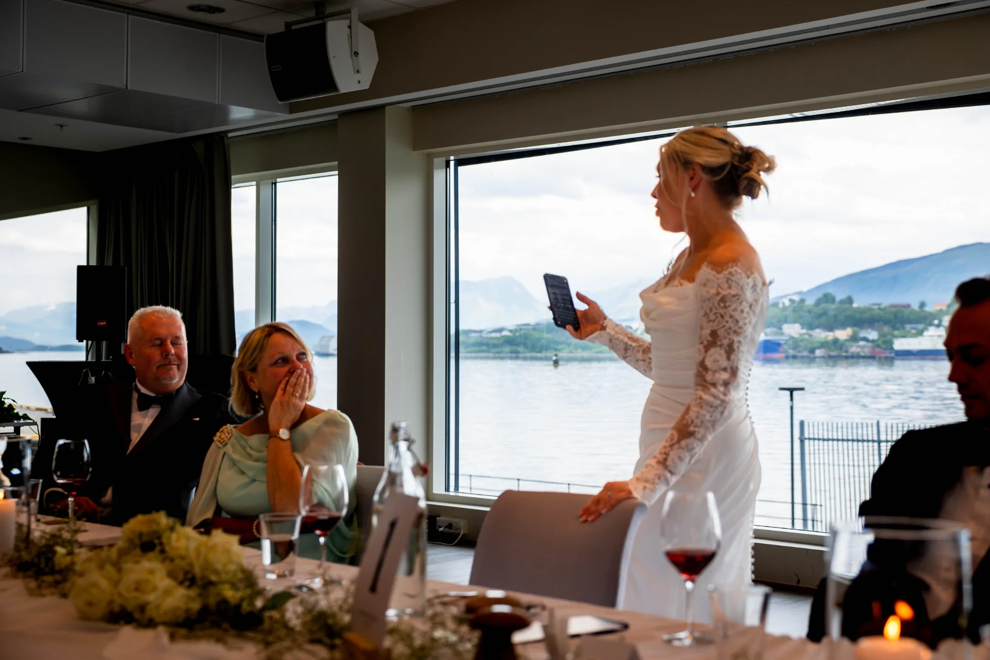 Bryllupsbilde fra Benedicte & Alexander 2026, fotografert av Marte Bjørgum