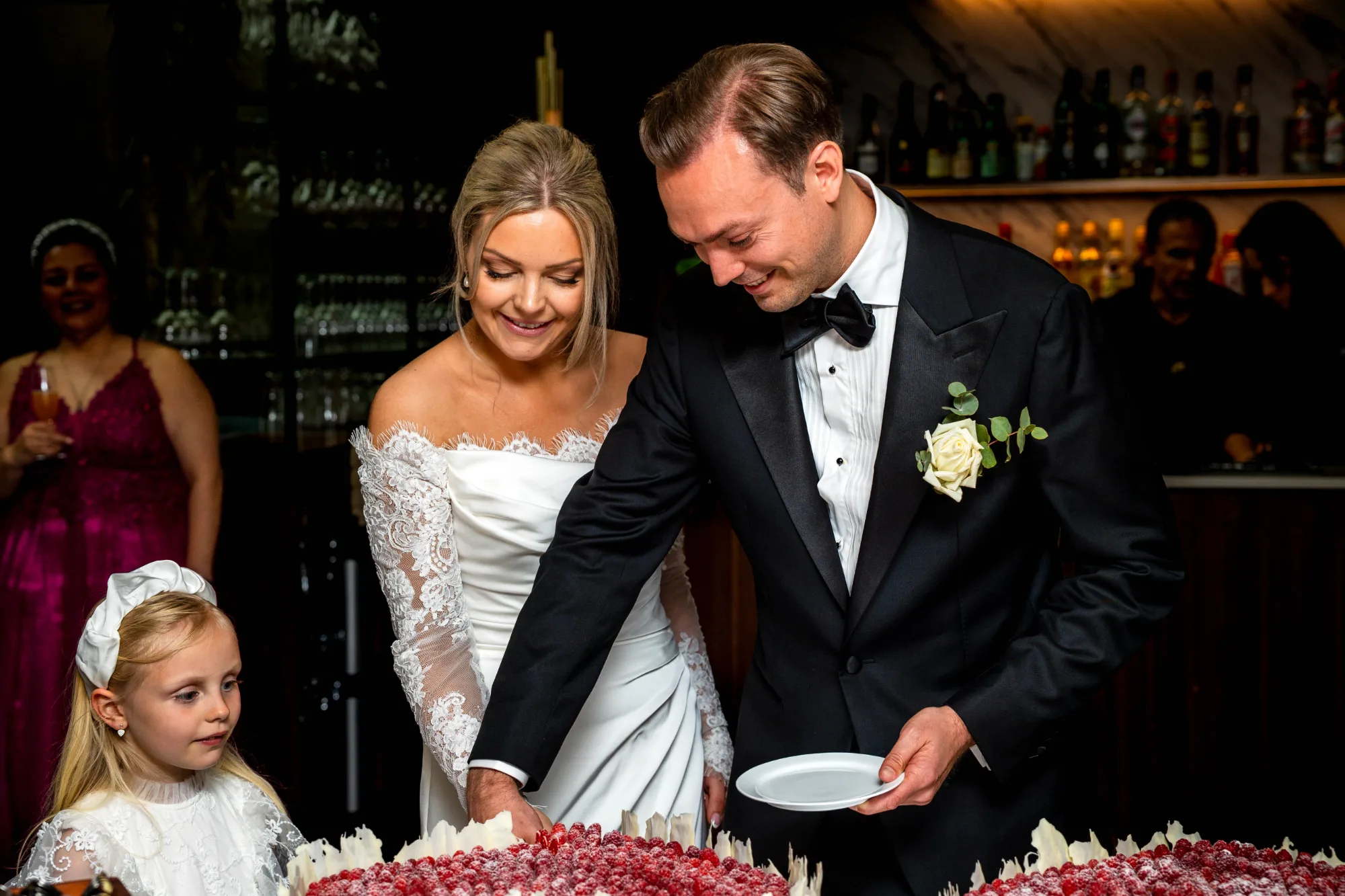Bryllupsbilde fra Benedicte & Alexander 2026, fotografert av Marte Bjørgum