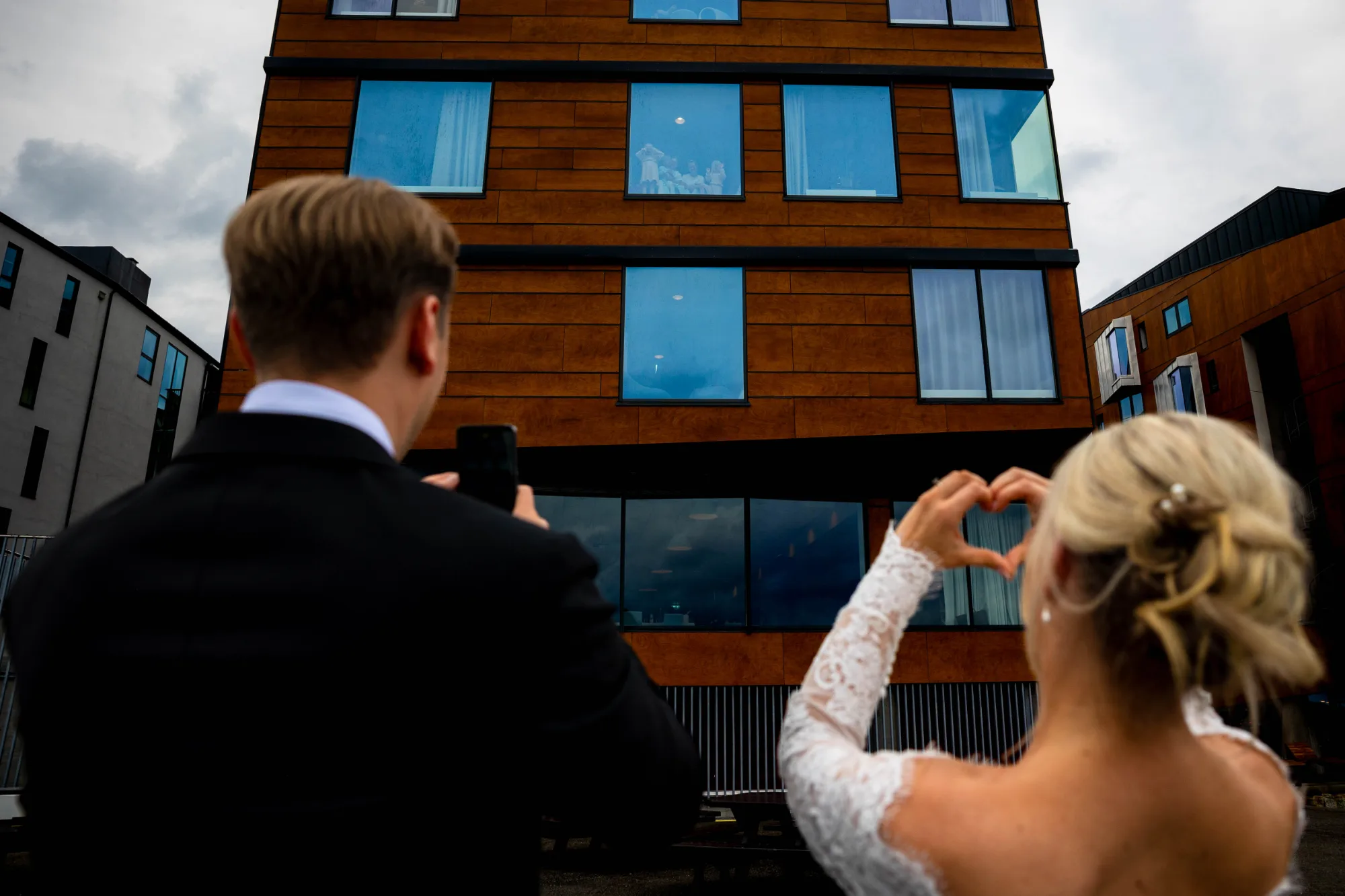 Bryllupsbilde fra Benedicte & Alexander 2026, fotografert av Marte Bjørgum