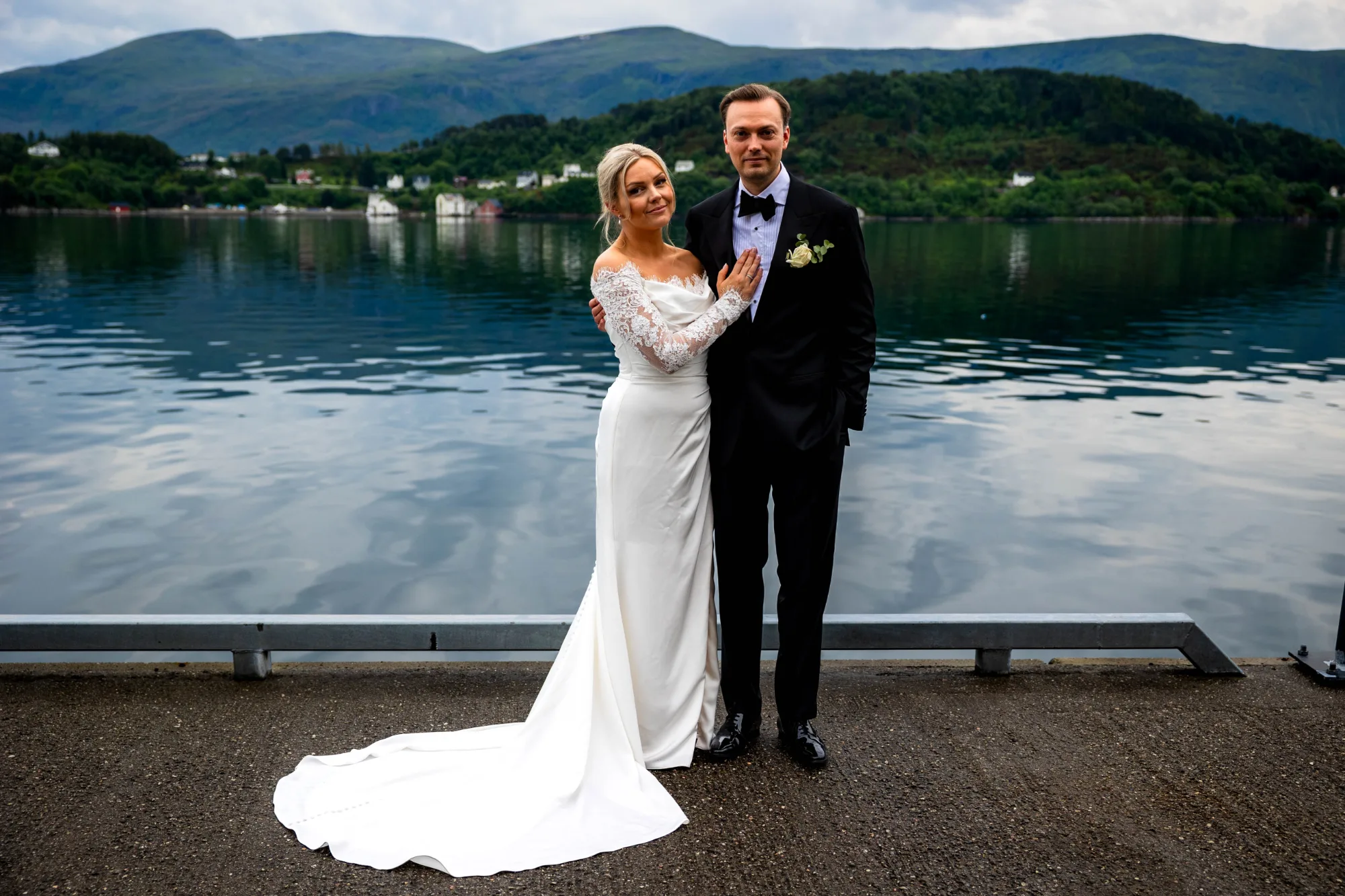 Bryllupsbilde fra Benedicte & Alexander 2026, fotografert av Marte Bjørgum